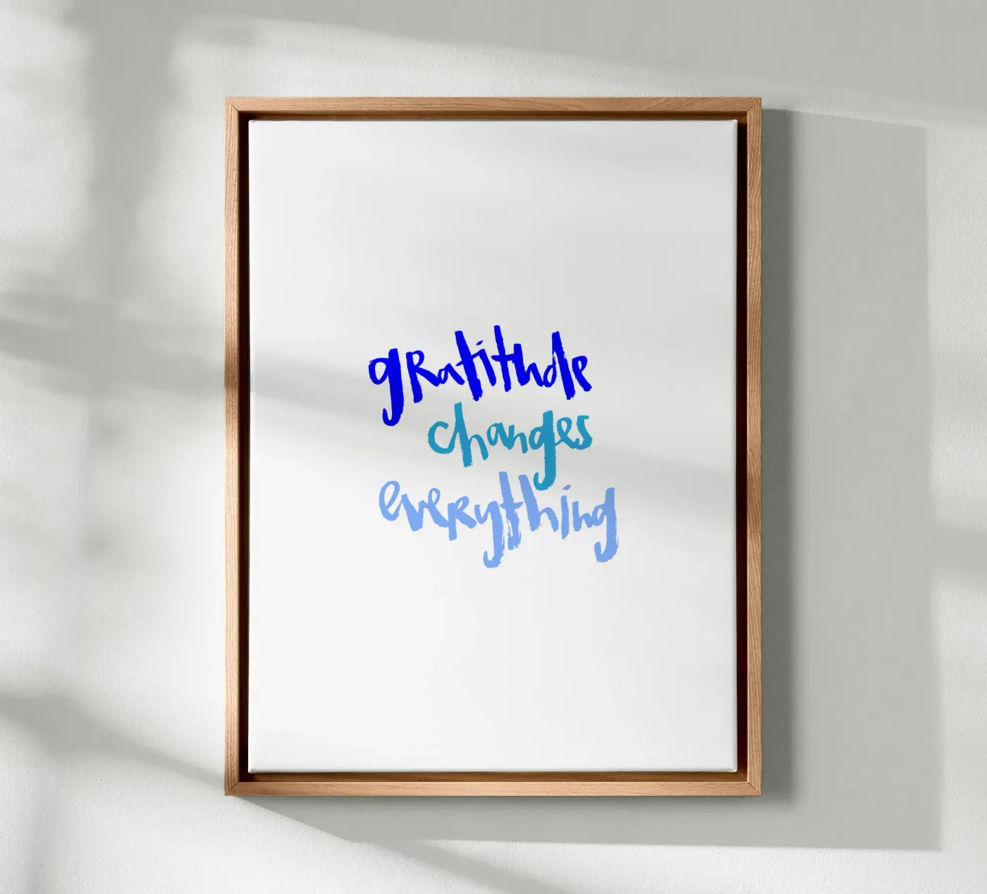 Gratitude tela da Brushmeetspaper