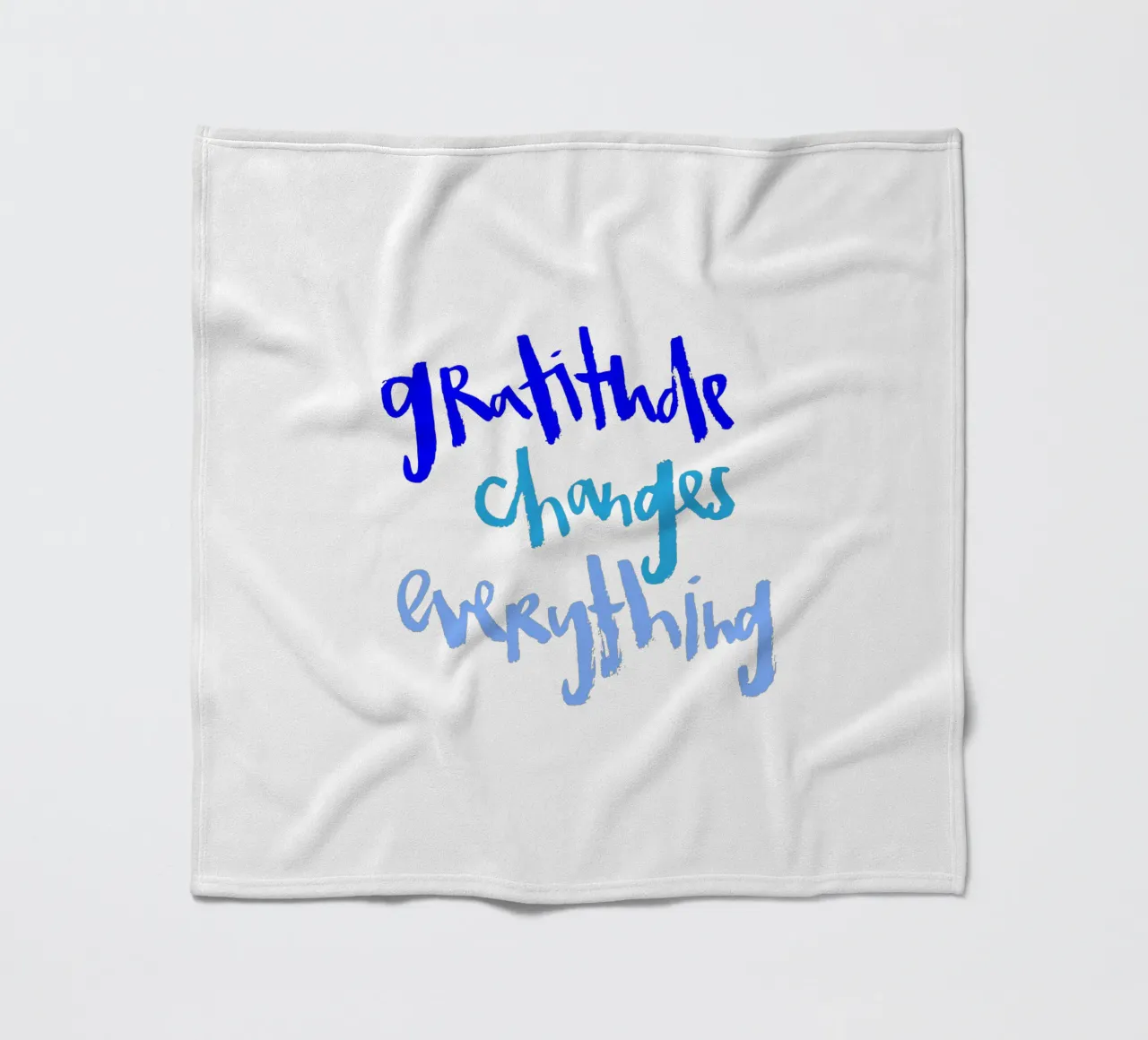 Gratitude coperta in pile da Brushmeetspaper