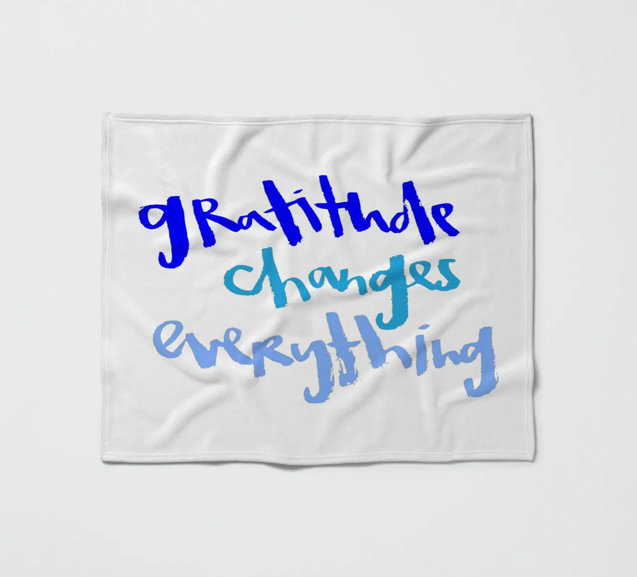 Gratitude coperta in pile da Brushmeetspaper
