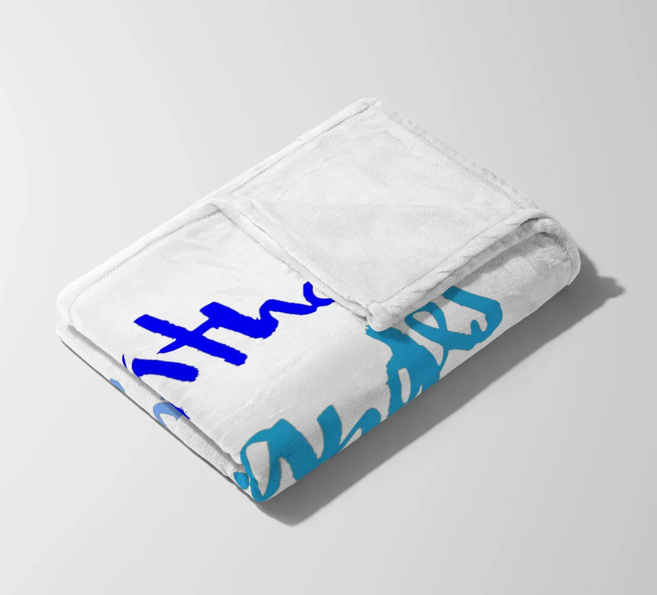 Gratitude coperta in pile da Brushmeetspaper