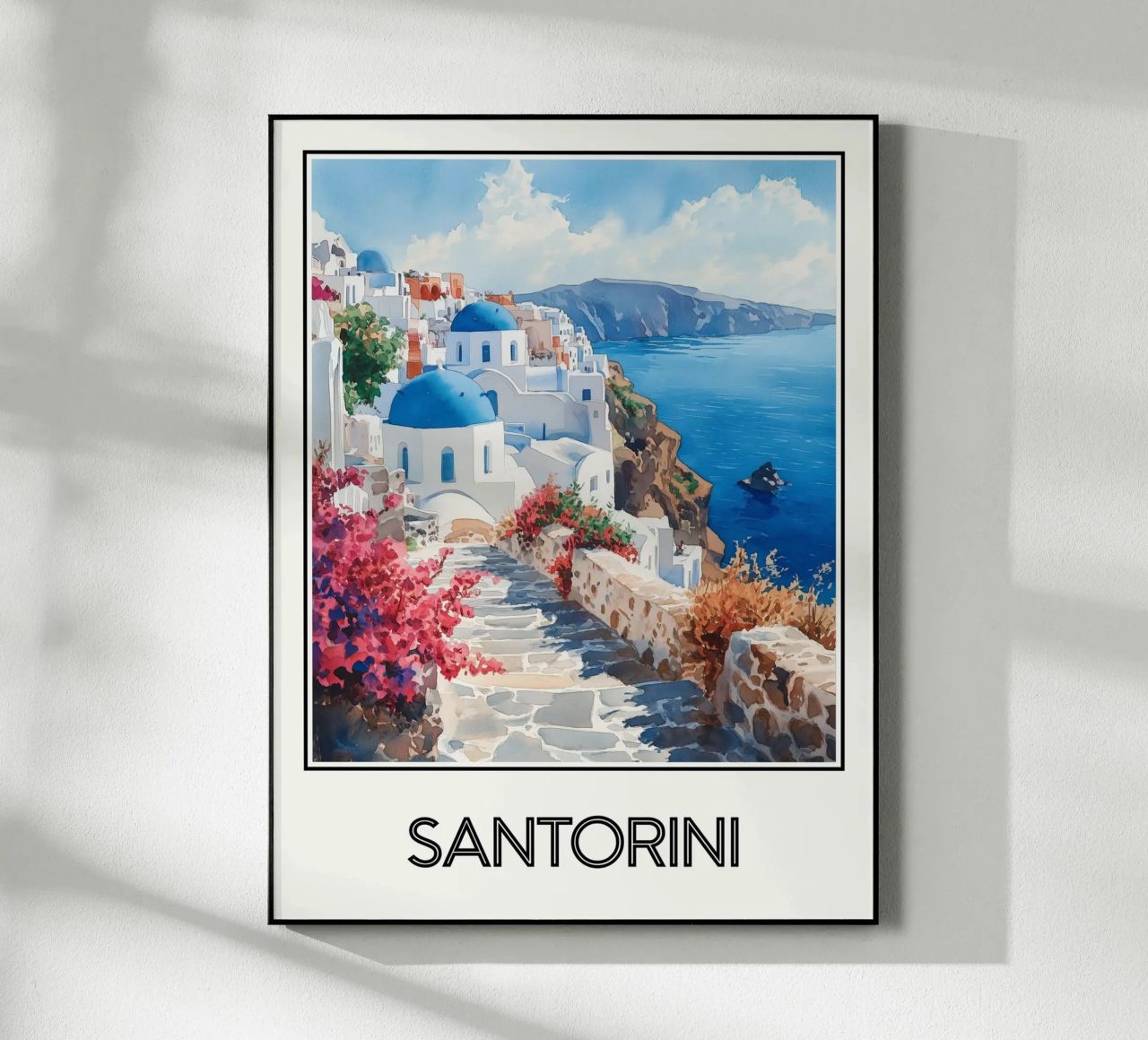 Santorin plexiglass da Frame the World