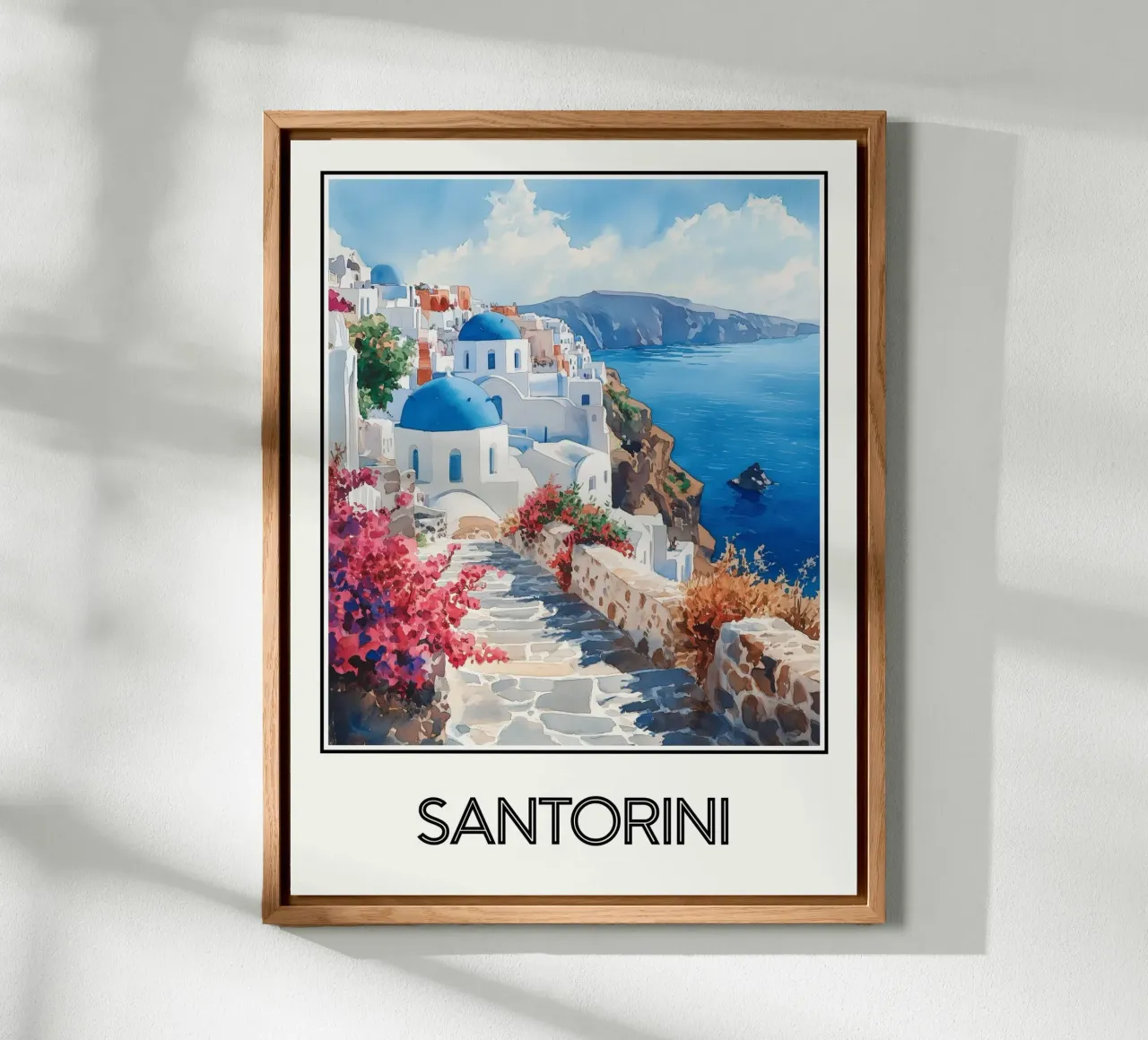 Santorin pannello forex da Frame the World