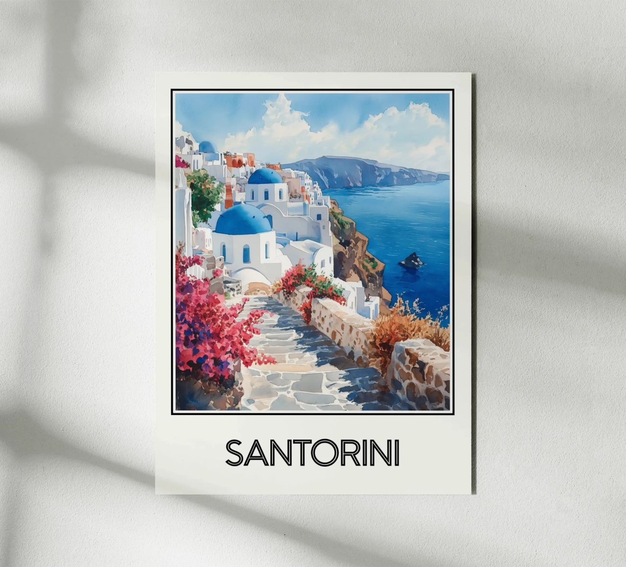 Santorin alluminio dibond da Frame the World