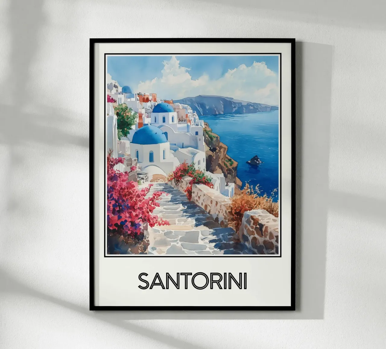 Santorin carta hahnemühle da Frame the World