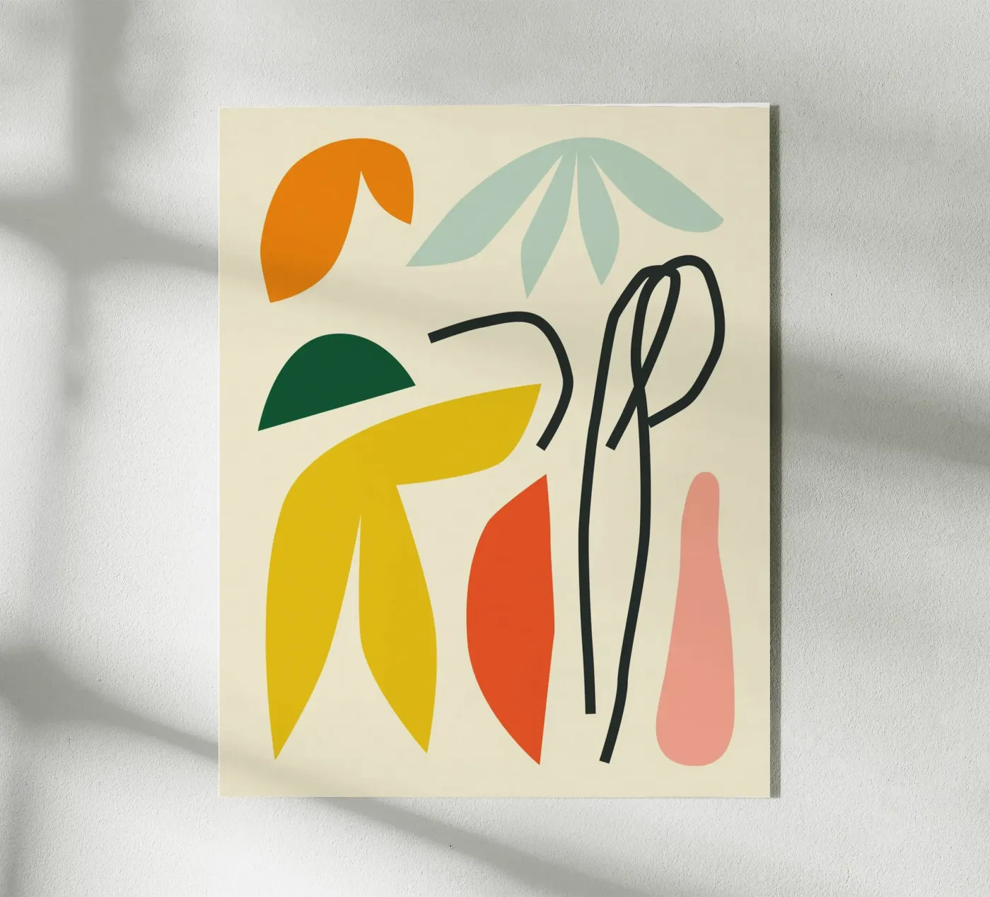 COMPOSITION acryl van Jazzberry Blue