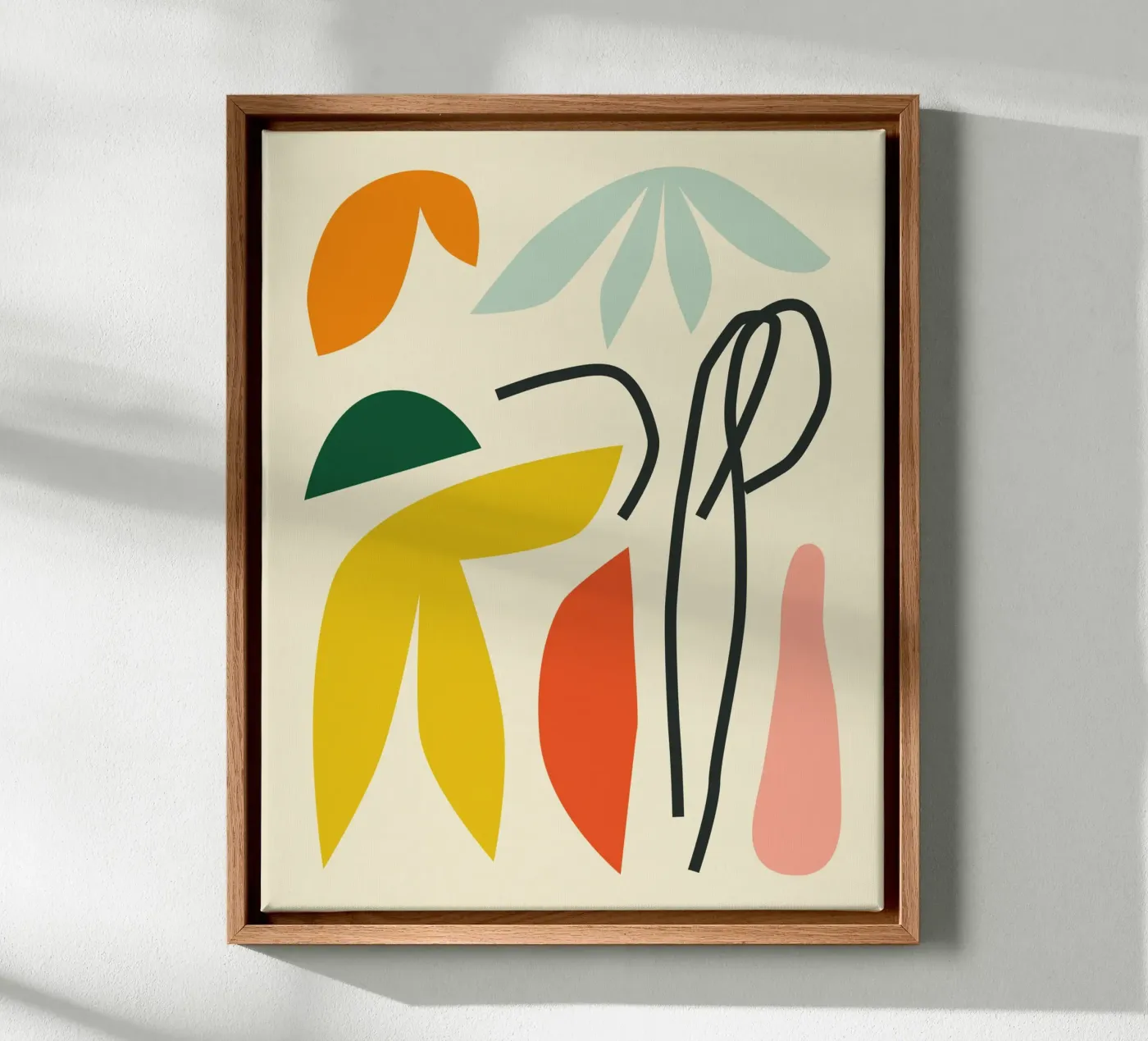 COMPOSITION canvas van Jazzberry Blue