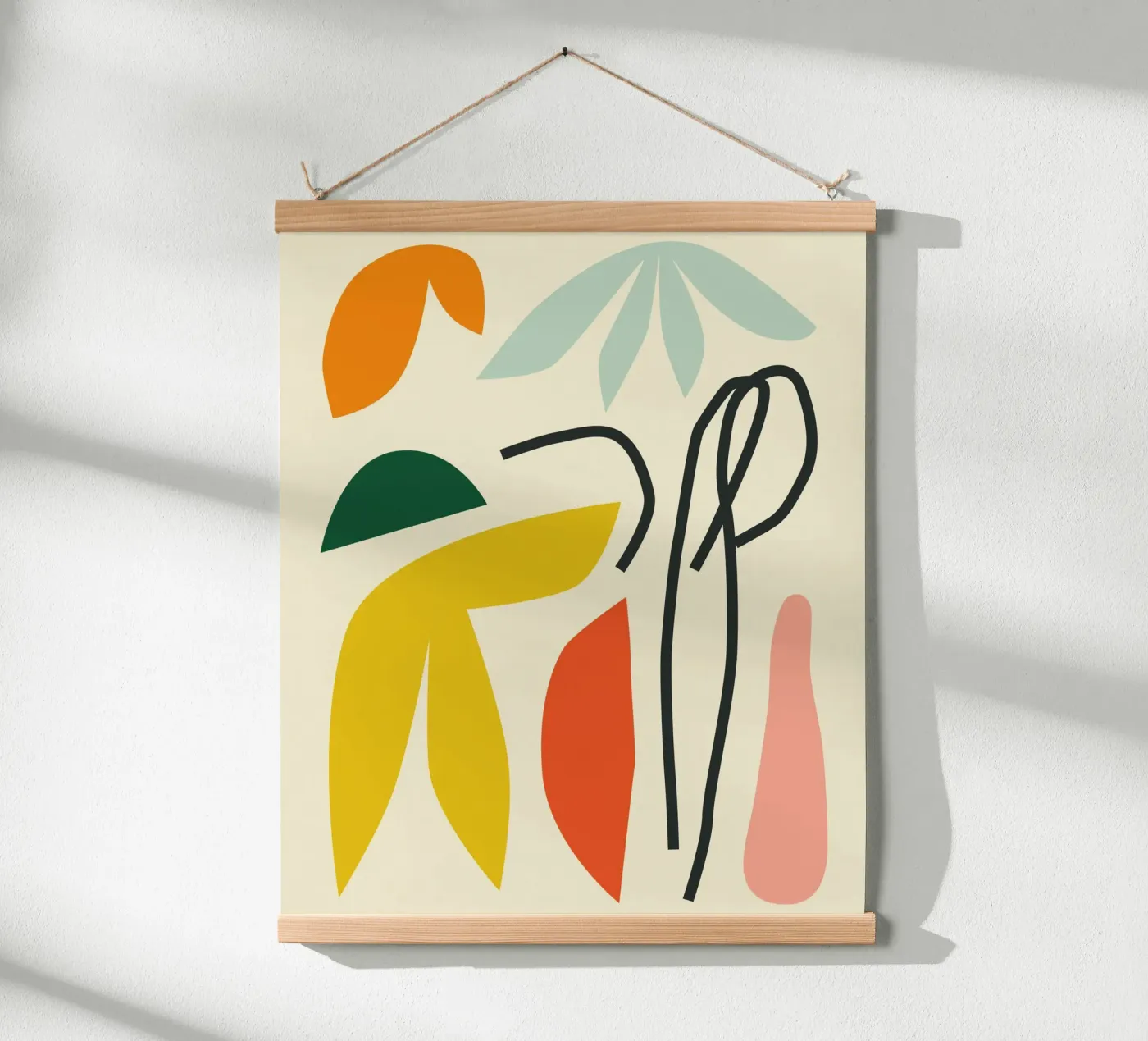 COMPOSITION poster van Jazzberry Blue