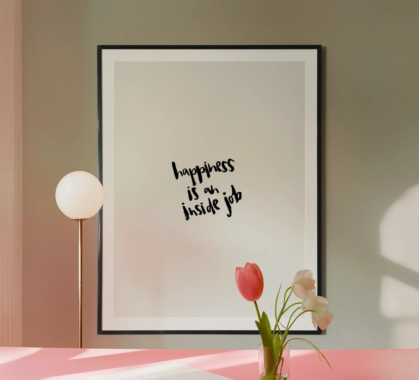 Happy poster de Brushmeetspaper