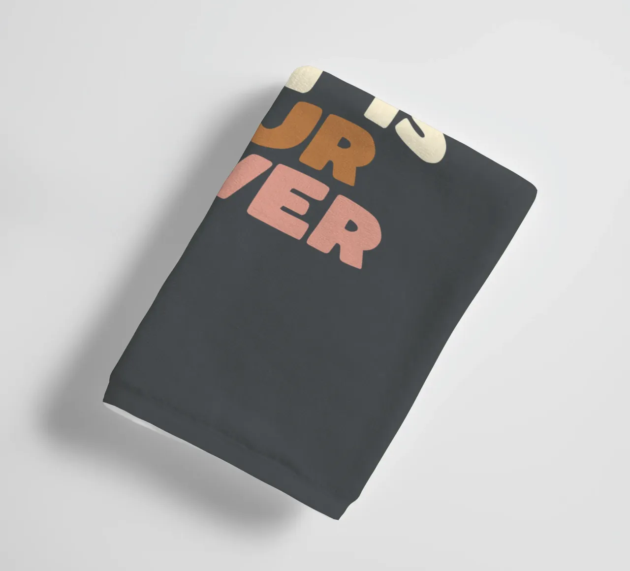 Nadie eres tú y ése es tu poder Typografie Design toalla de baño de THE MOTIVATED TYPE