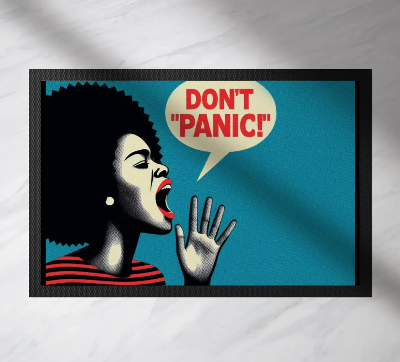 Don't Panic - Stampa poster d'epoca zerbino da posterprints-by-nomad