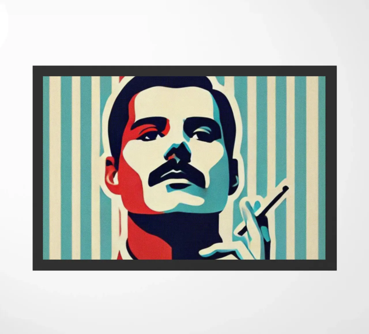 Freddie - Vintage poster print doormat by posterprints-by-nomad