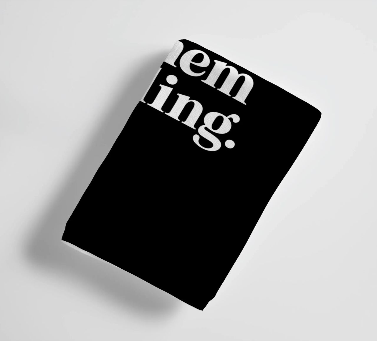 Don't Be Like the Rest of Them Darling Sassy Typography towel by THE MOTIVATED TYPE