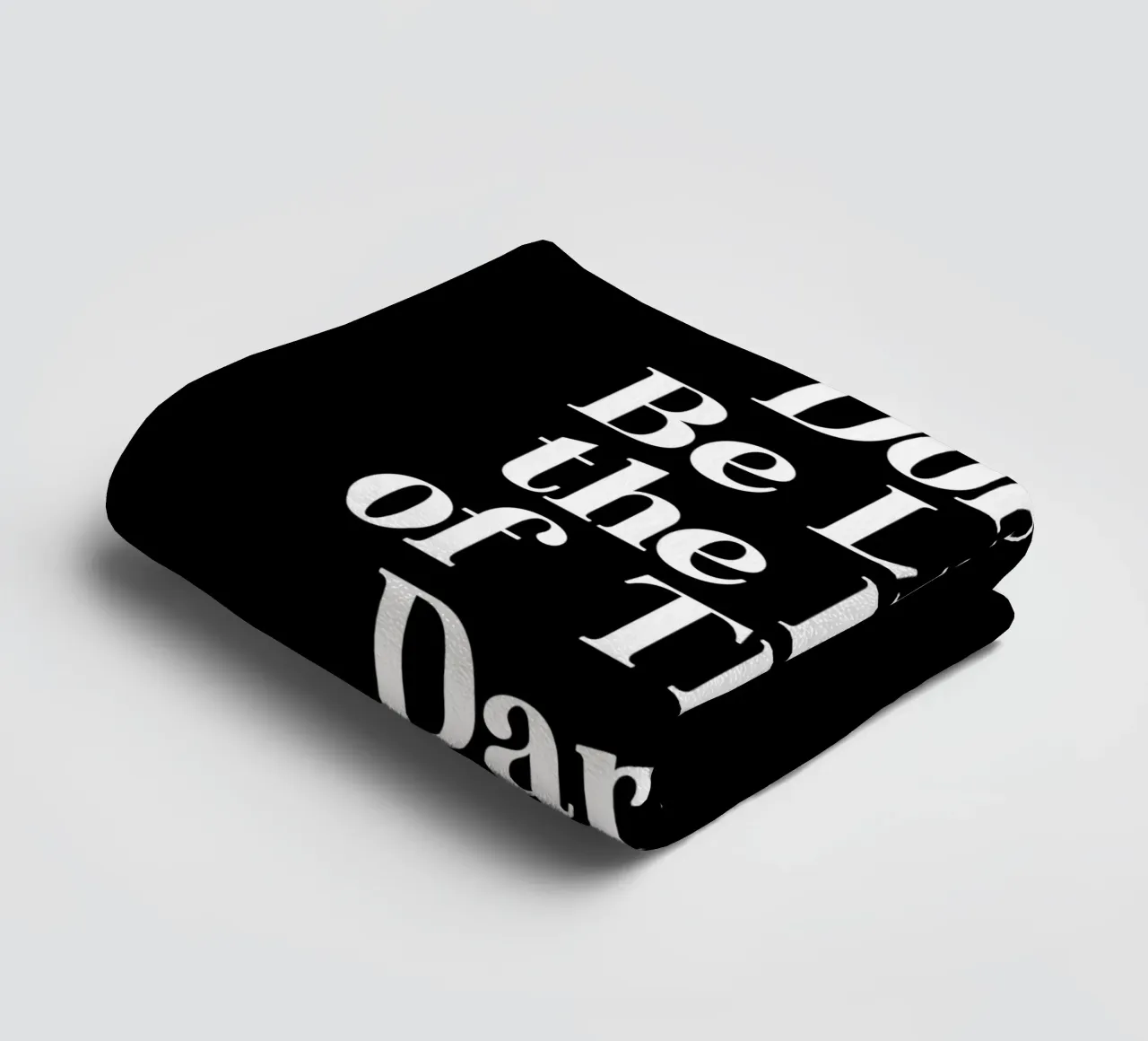 Non essere come gli altri Darling Tipografia elegante asciugamano da bagno da THE MOTIVATED TYPE