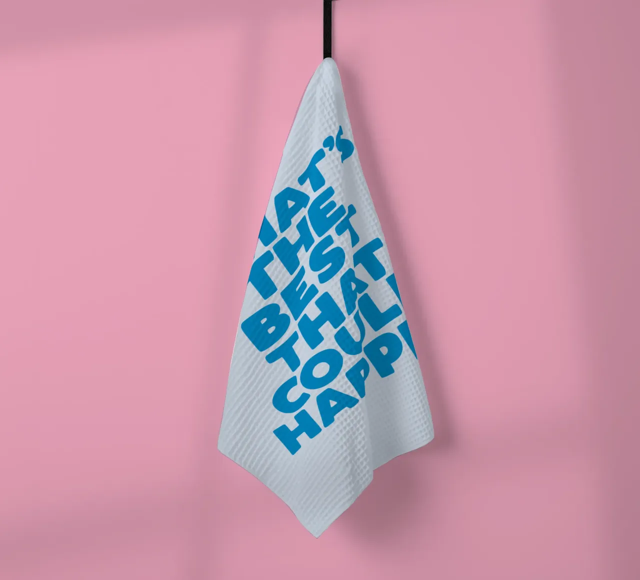 Ce qui pourrait arriver de mieux Typografie Design torchon de THE MOTIVATED TYPE
