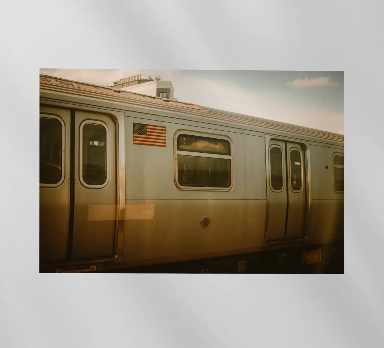 Coney Island Train New York pellicola backlit da thetraveller
