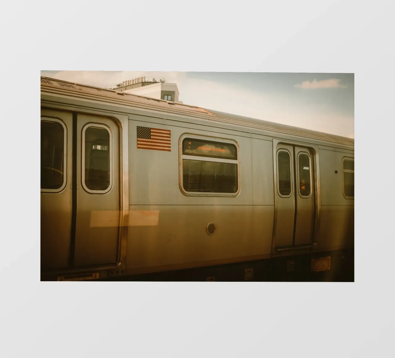 Coney Island Train New York pellicola backlit da thetraveller