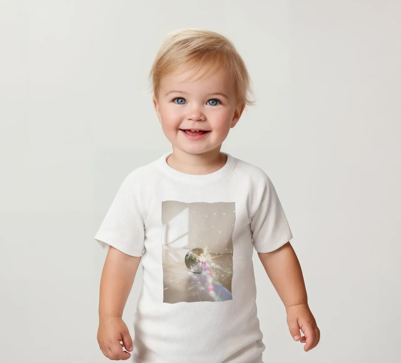 Glitz Glam Disco Ball baby t-shirt by Dagmar Pels