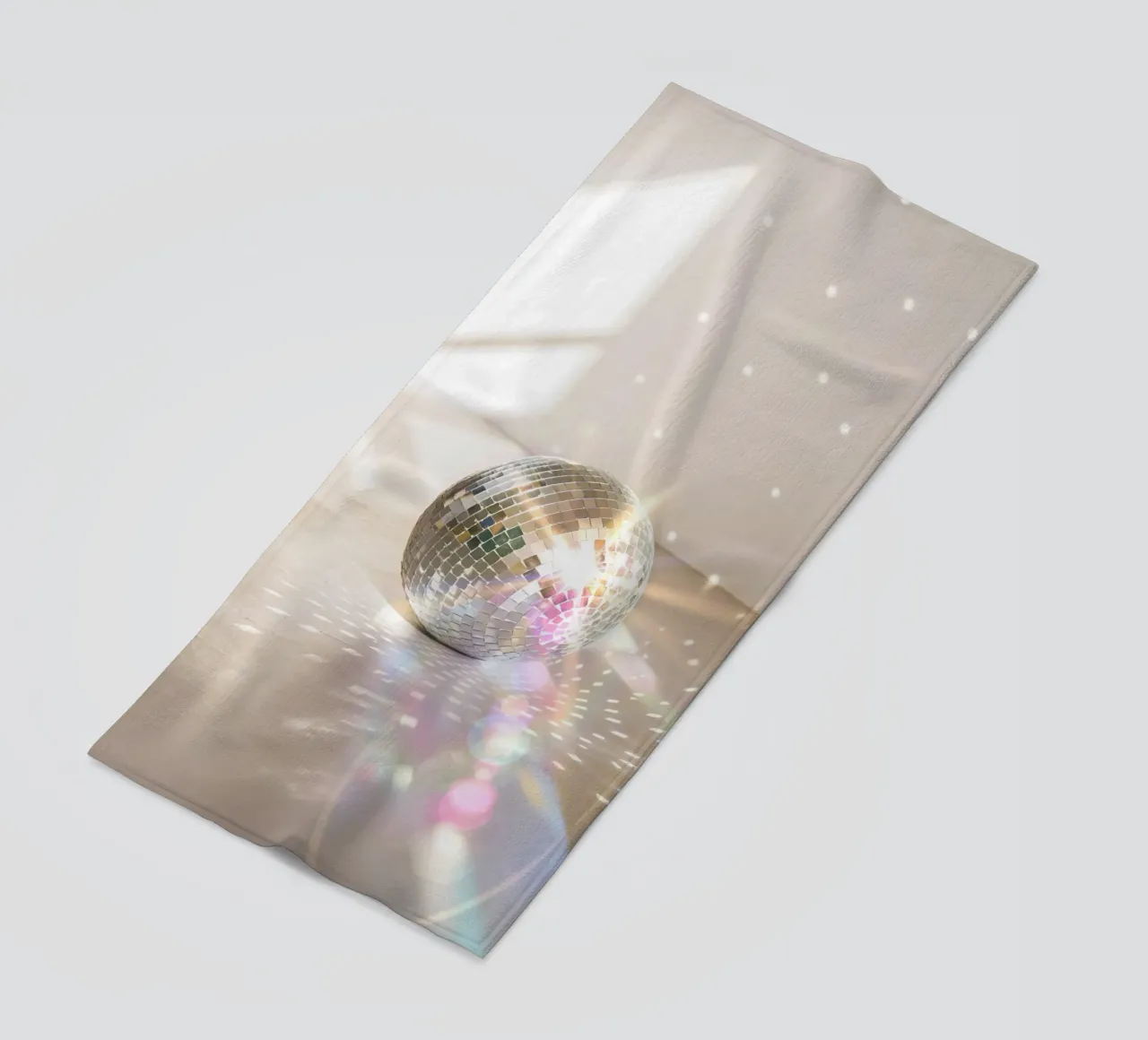Glitz Glam Disco Ball beach towel by Dagmar Pels