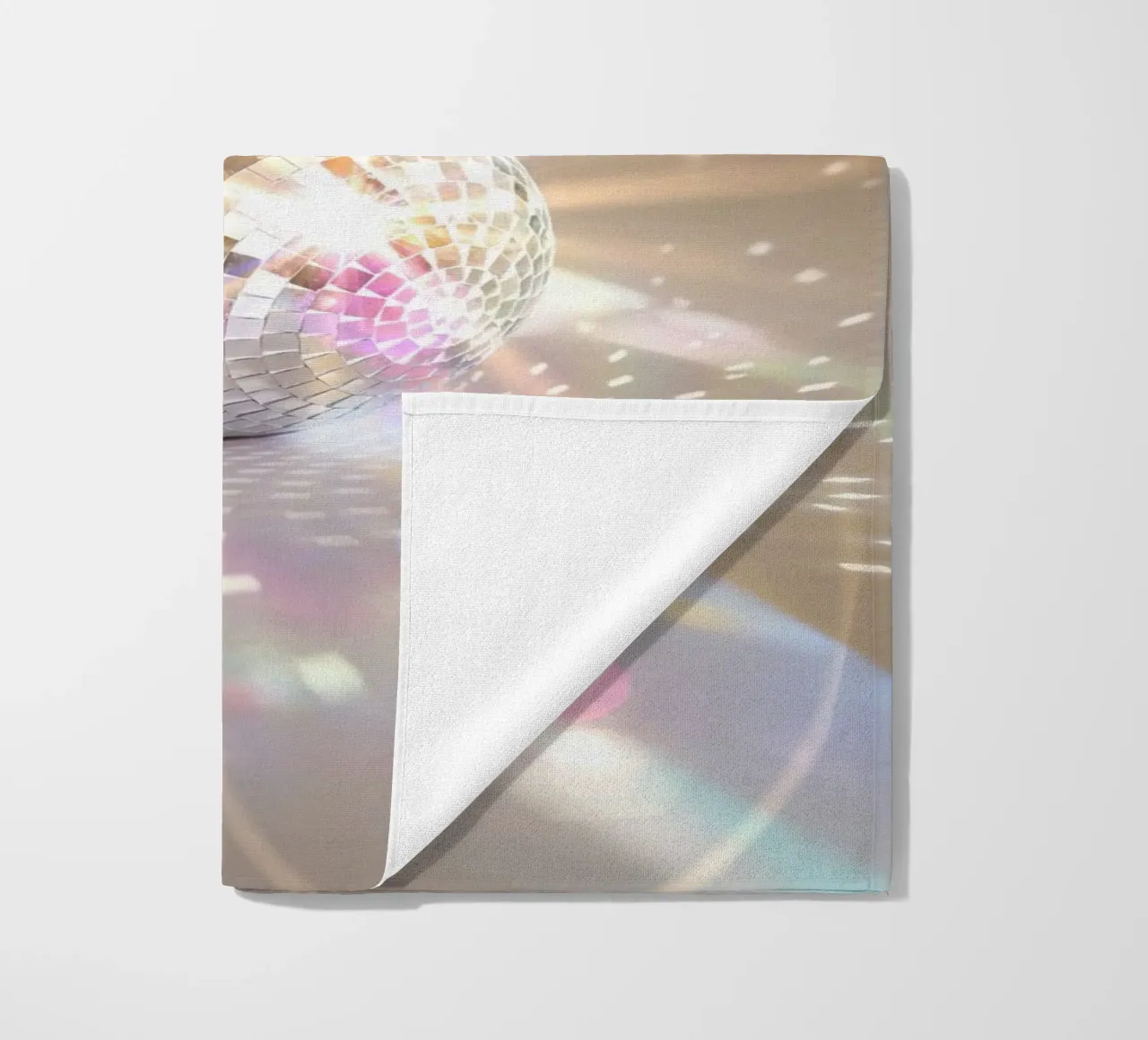 Glitz Glam Disco Ball beach towel by Dagmar Pels