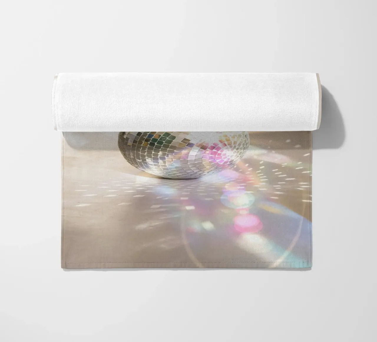 Glitz Glam Disco Ball beach towel by Dagmar Pels