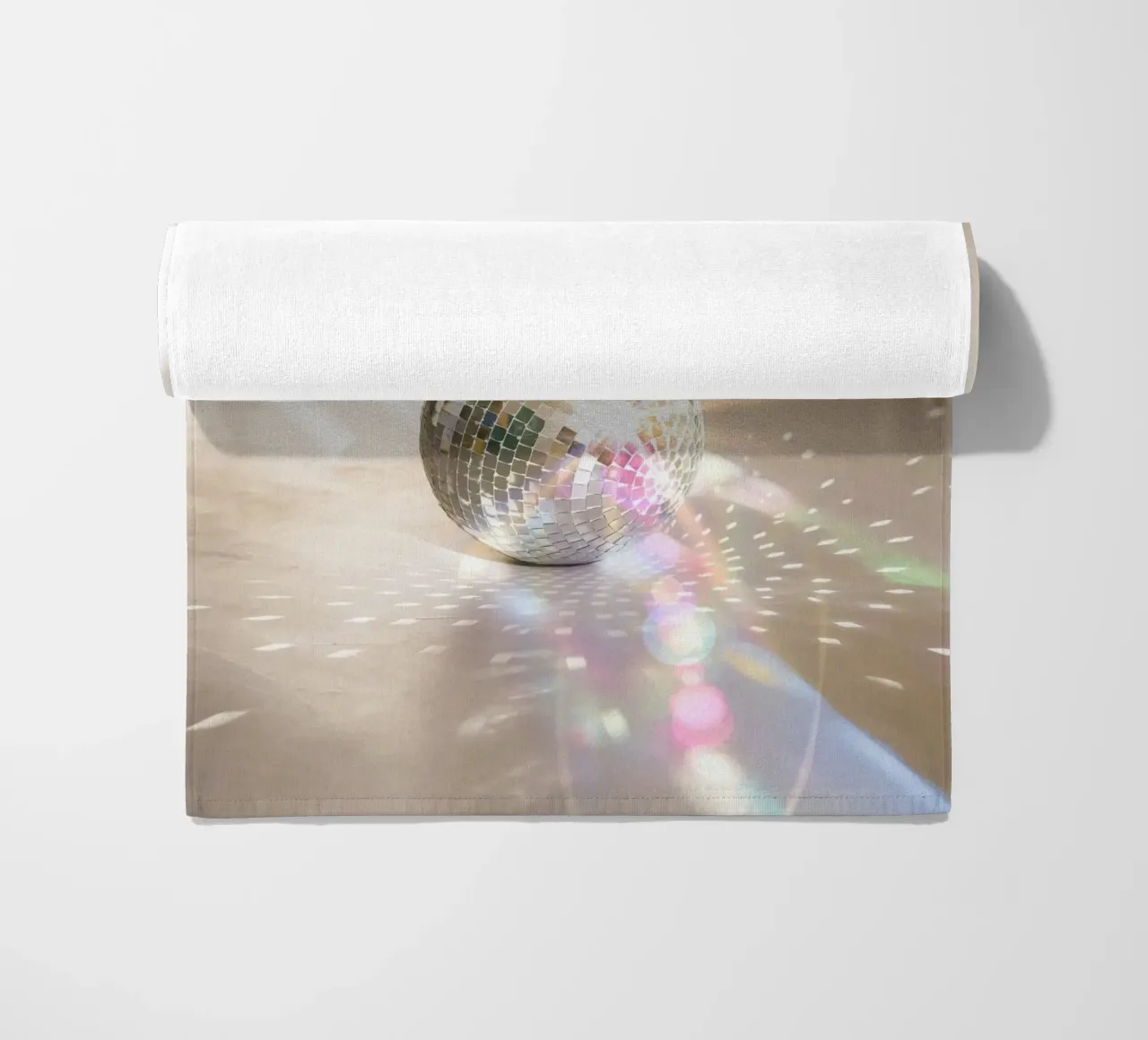 Glitz Glam Disco Ball beach towel by Dagmar Pels