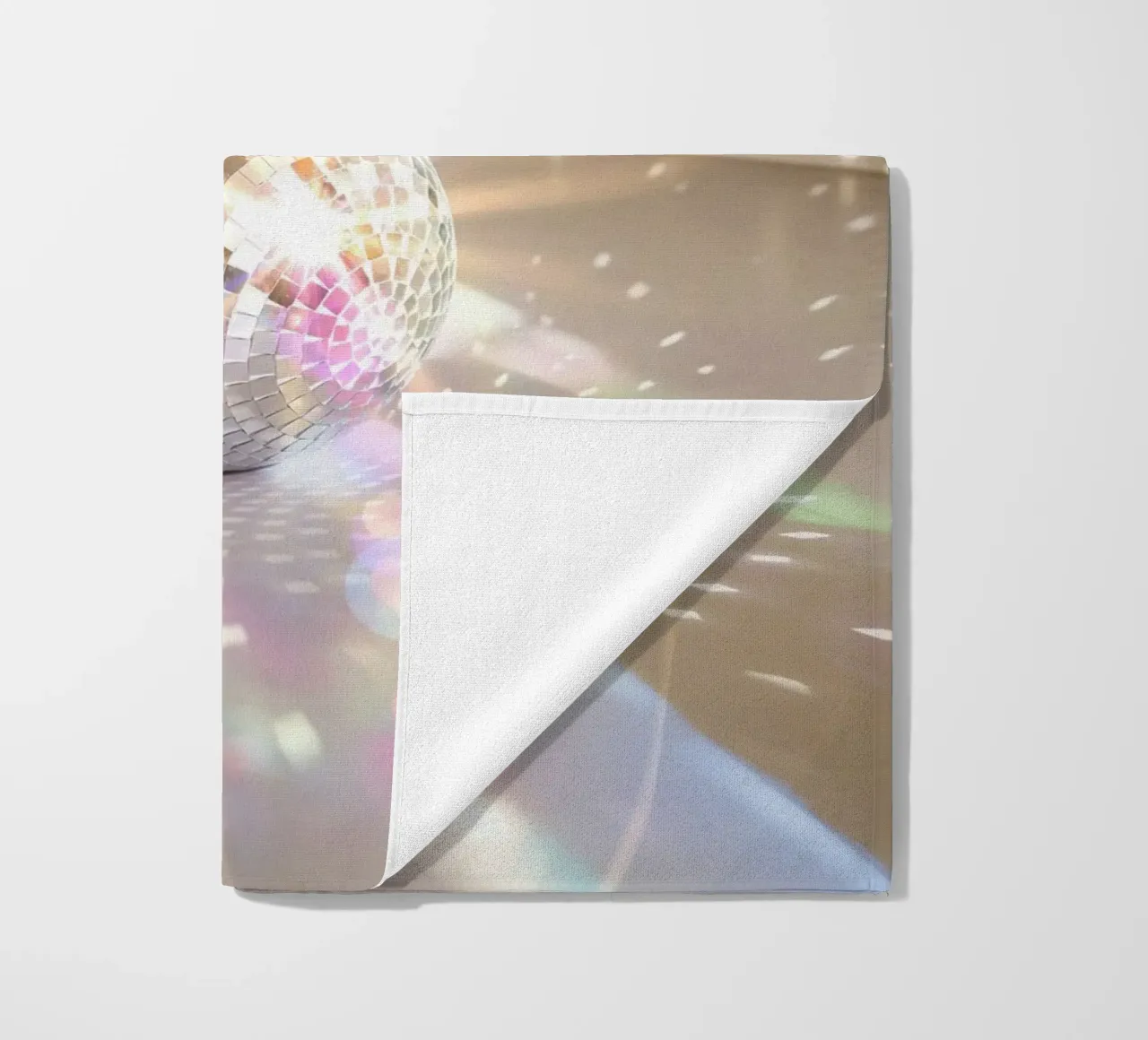 Glitz Glam Disco Ball beach towel by Dagmar Pels