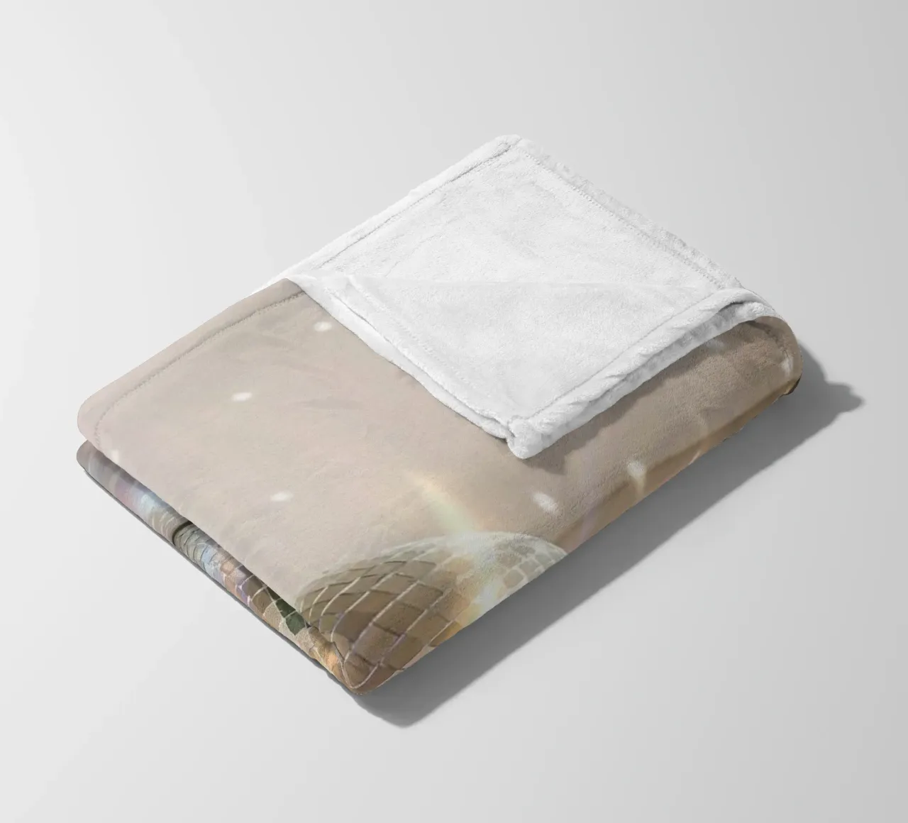 Glitz Glam Disco Ball fleece blanket by Dagmar Pels