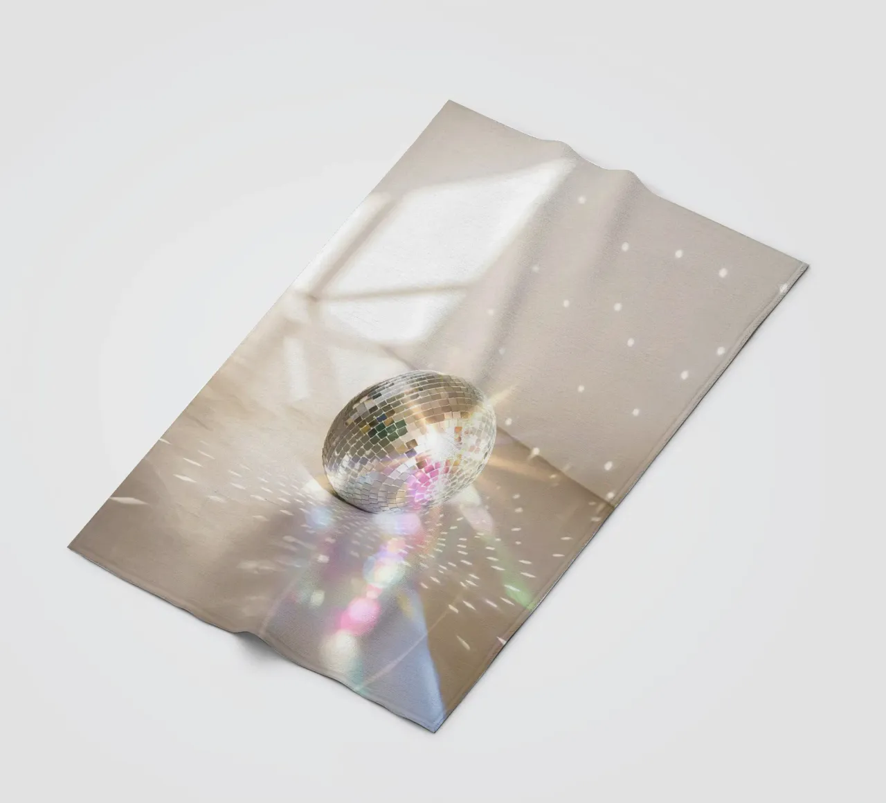 Glitz Glam Disco Ball fleece blanket by Dagmar Pels