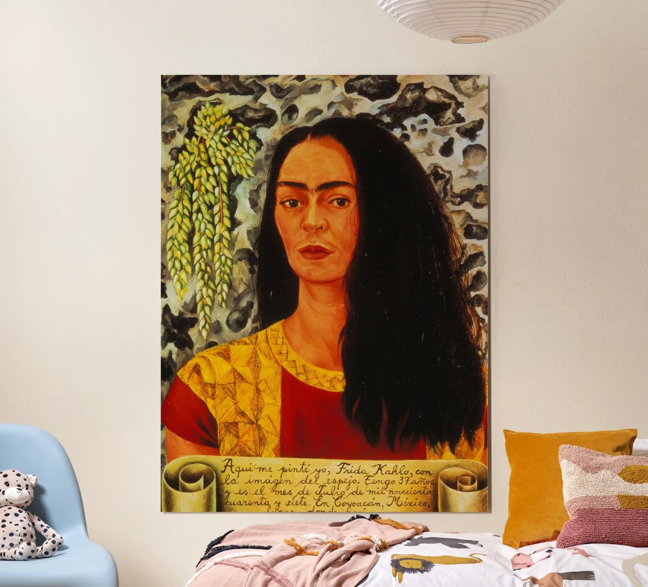 Frida Kahlo - Selbstporträt mit offenem Haar Poster von ARTOTHEK