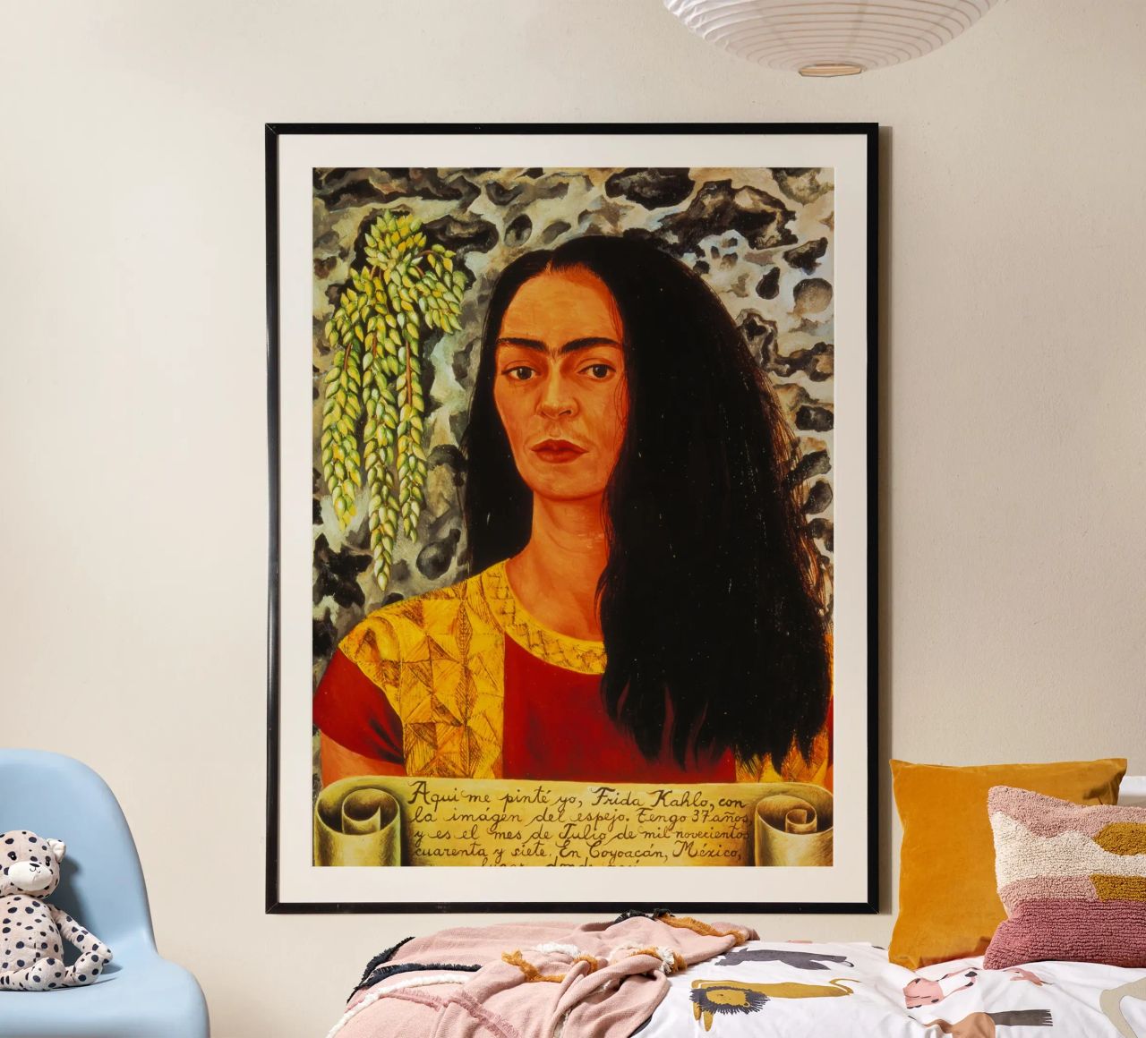 Frida Kahlo - Selbstporträt mit offenem Haar Poster von ARTOTHEK