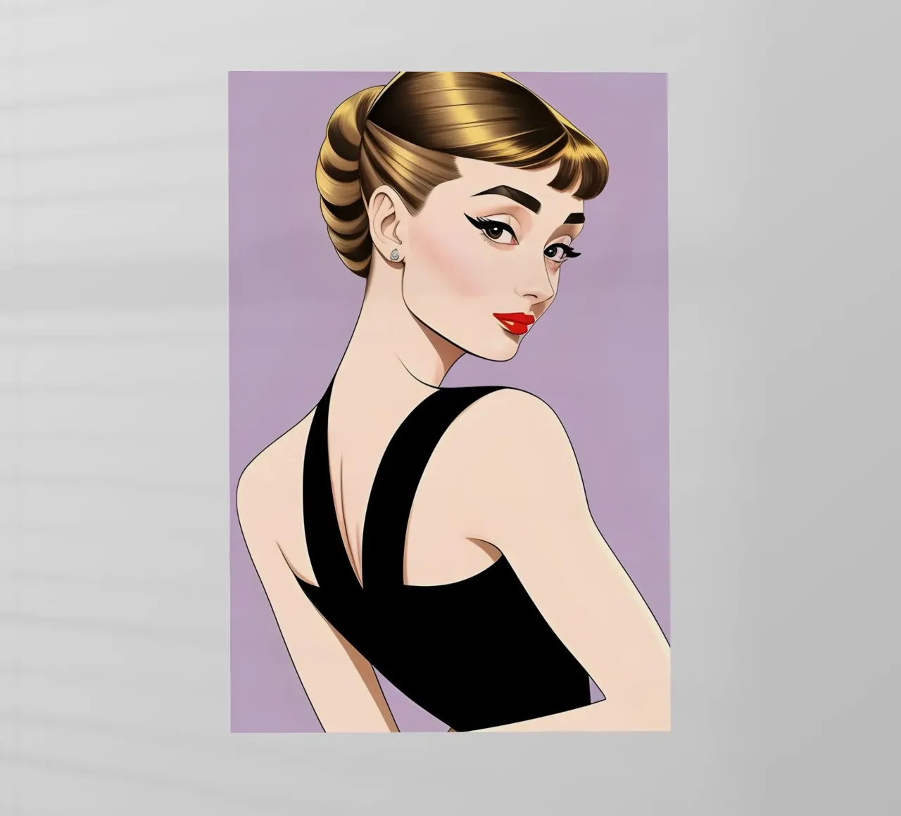 AUDREY HEPBURN pellicola backlit da ART DECO