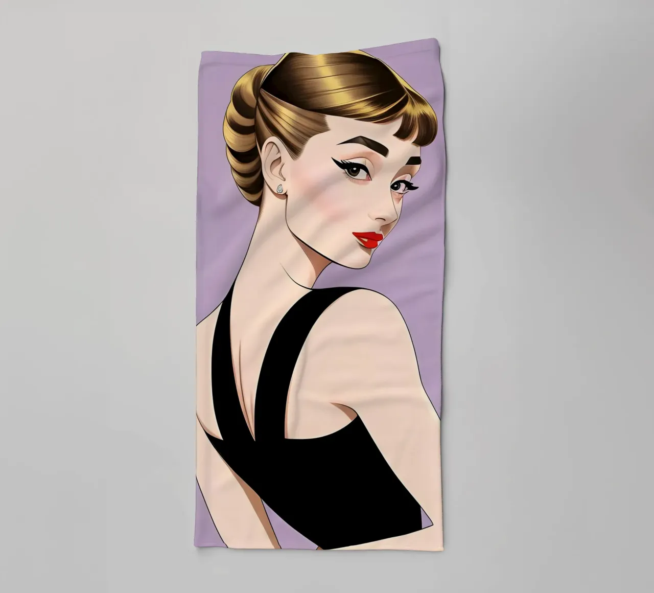 AUDREY HEPBURN asciugamano da bagno da ART DECO