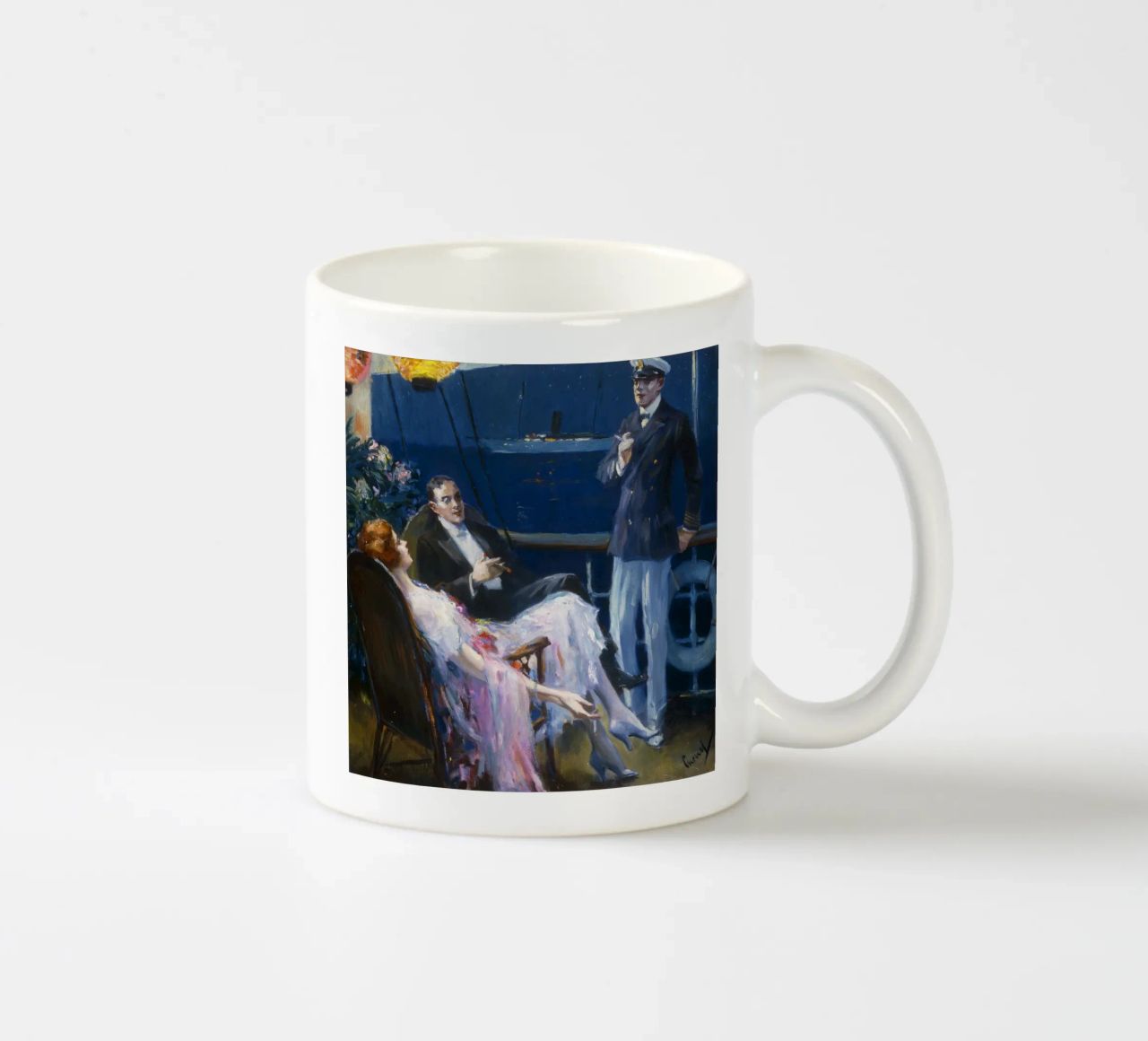 Edward Cucuel - In crociera tazza in ceramica da ARTOTHEK