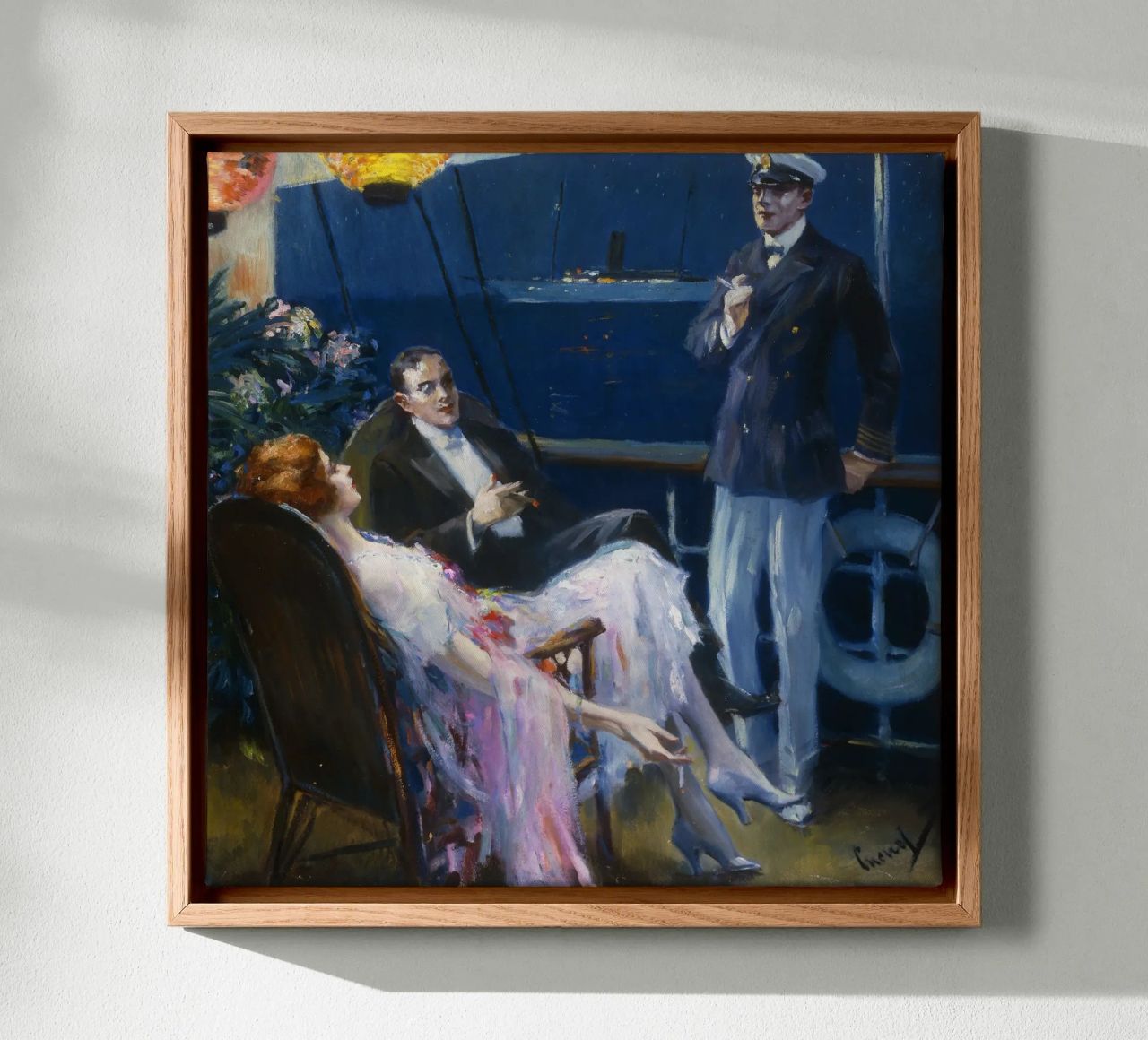 Edward Cucuel - On a Cruise canvas by ARTOTHEK