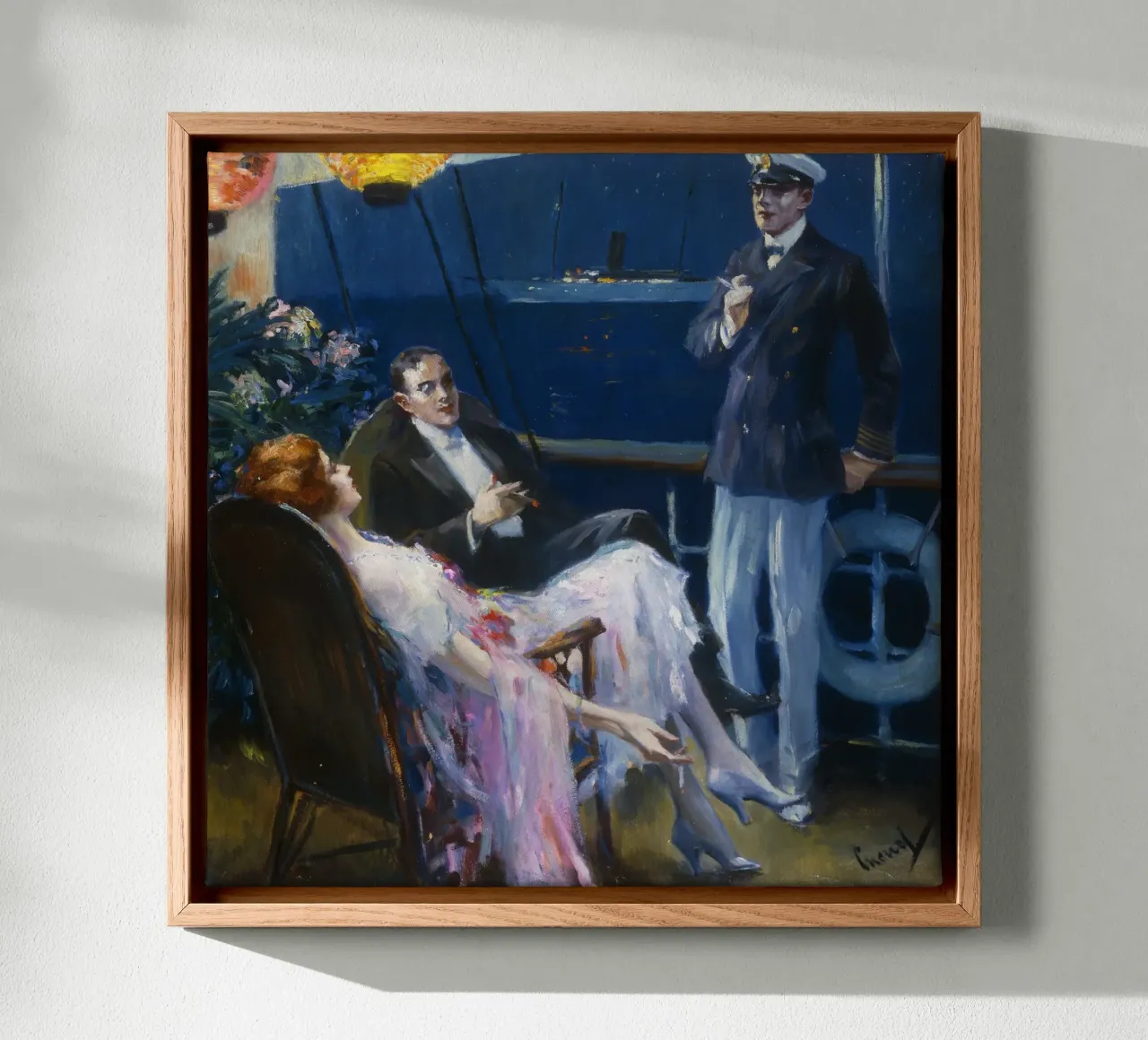 Edward Cucuel - De crucero lienzo de ARTOTHEK