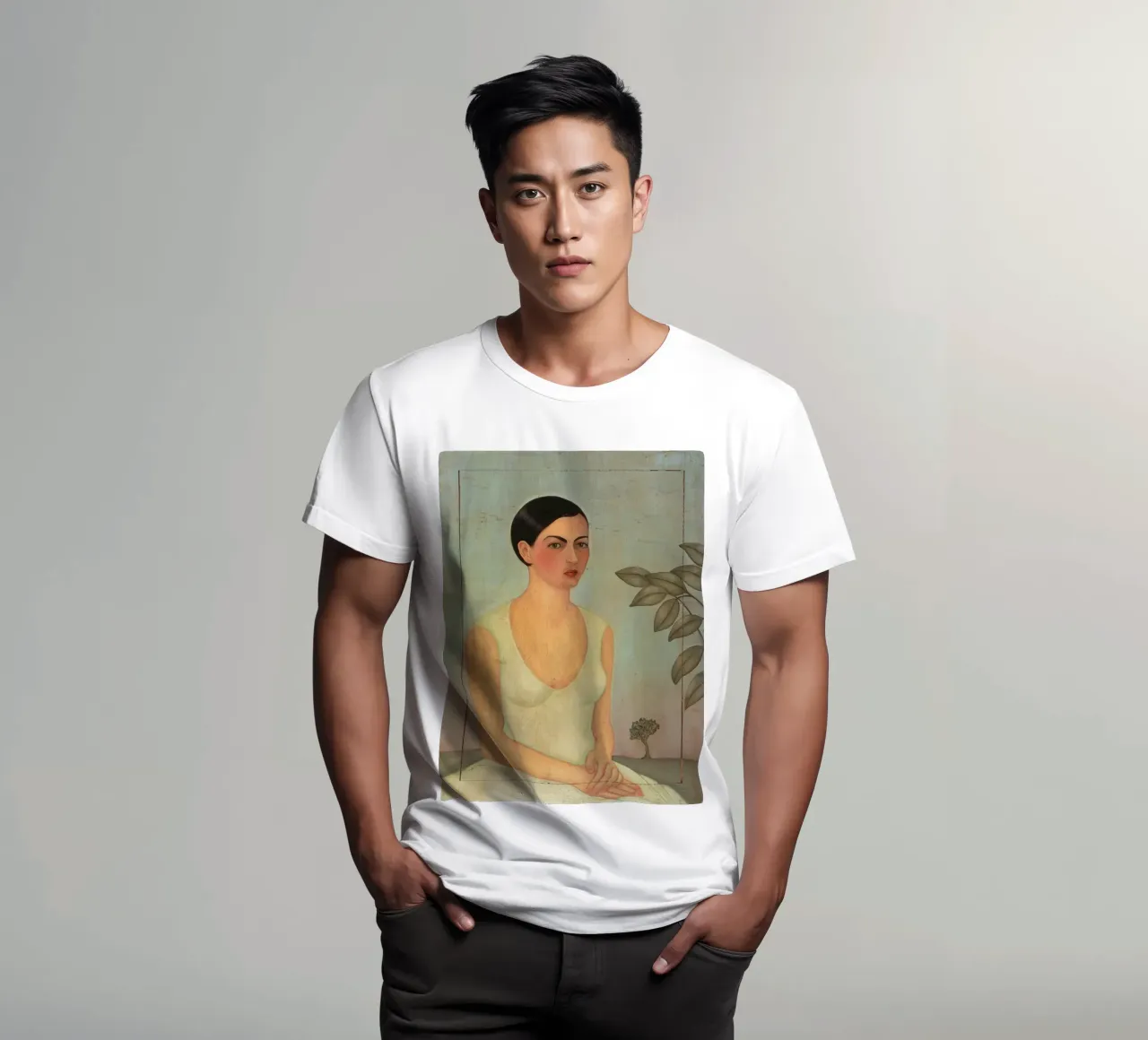 Frida Kahlo - Signora in bianco t-shirt da ARTOTHEK