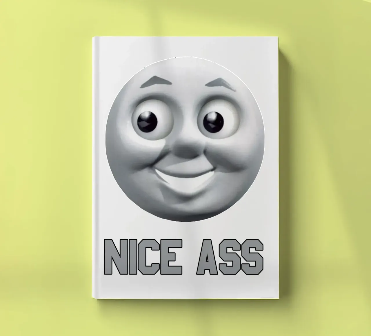 funny nice as art design notebook by kaiyaraiya