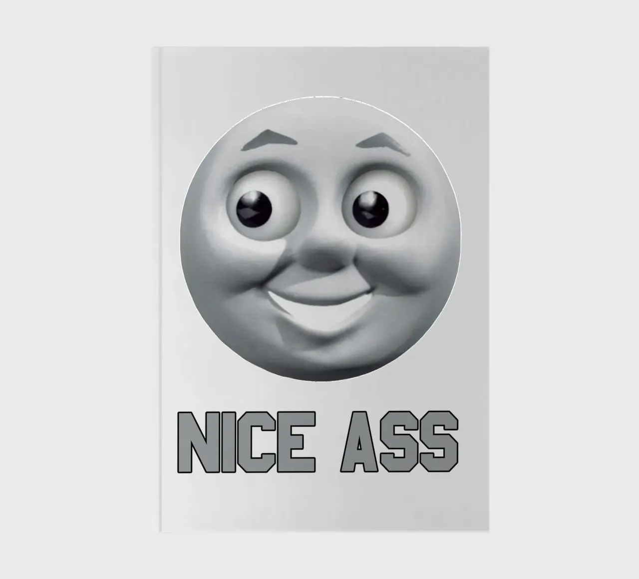 funny nice as art design notebook by kaiyaraiya