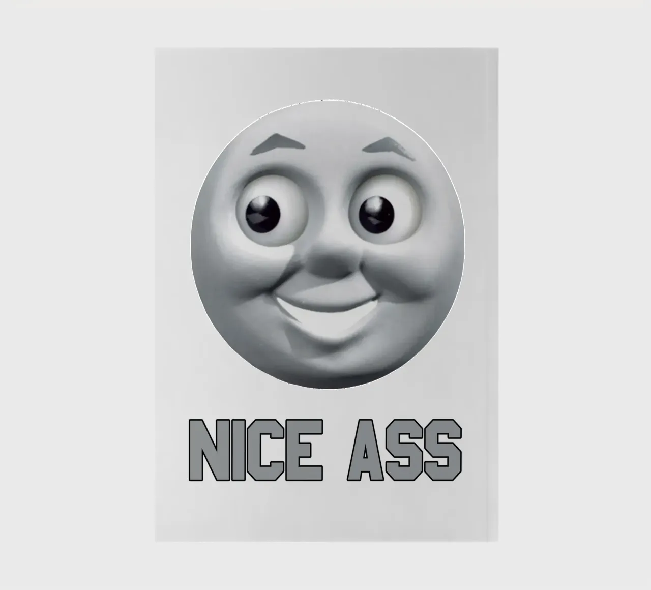 funny nice as art design notebook by kaiyaraiya