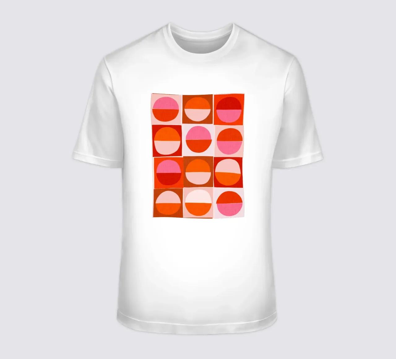 Collage di sole e luna retrò in amore t-shirt da Dominique Vari Abstract