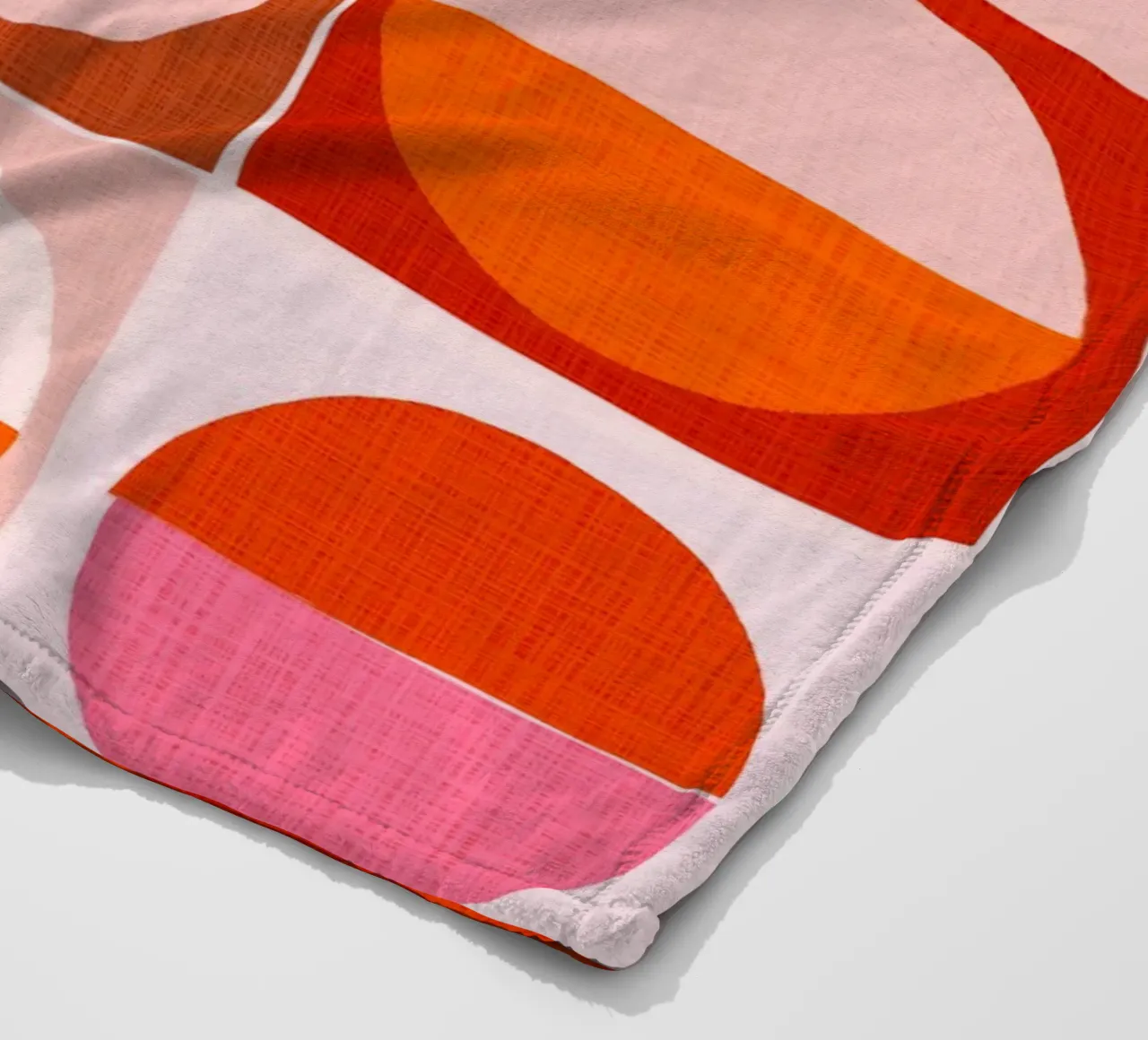 Collage di sole e luna retrò in amore coperta in pile da Dominique Vari Abstract