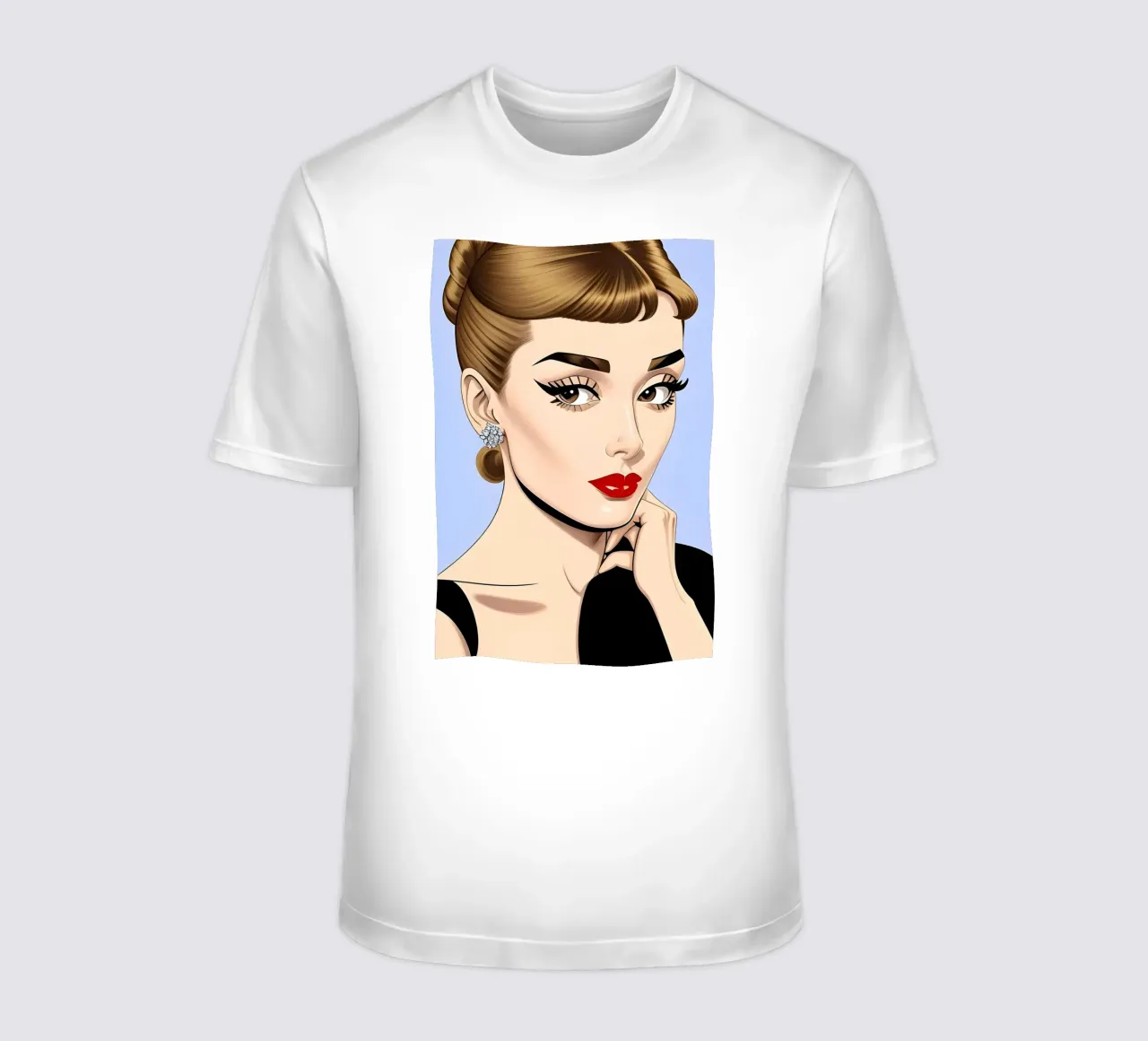 Audrey Hepburn Icona di moda t-shirt da ART DECO
