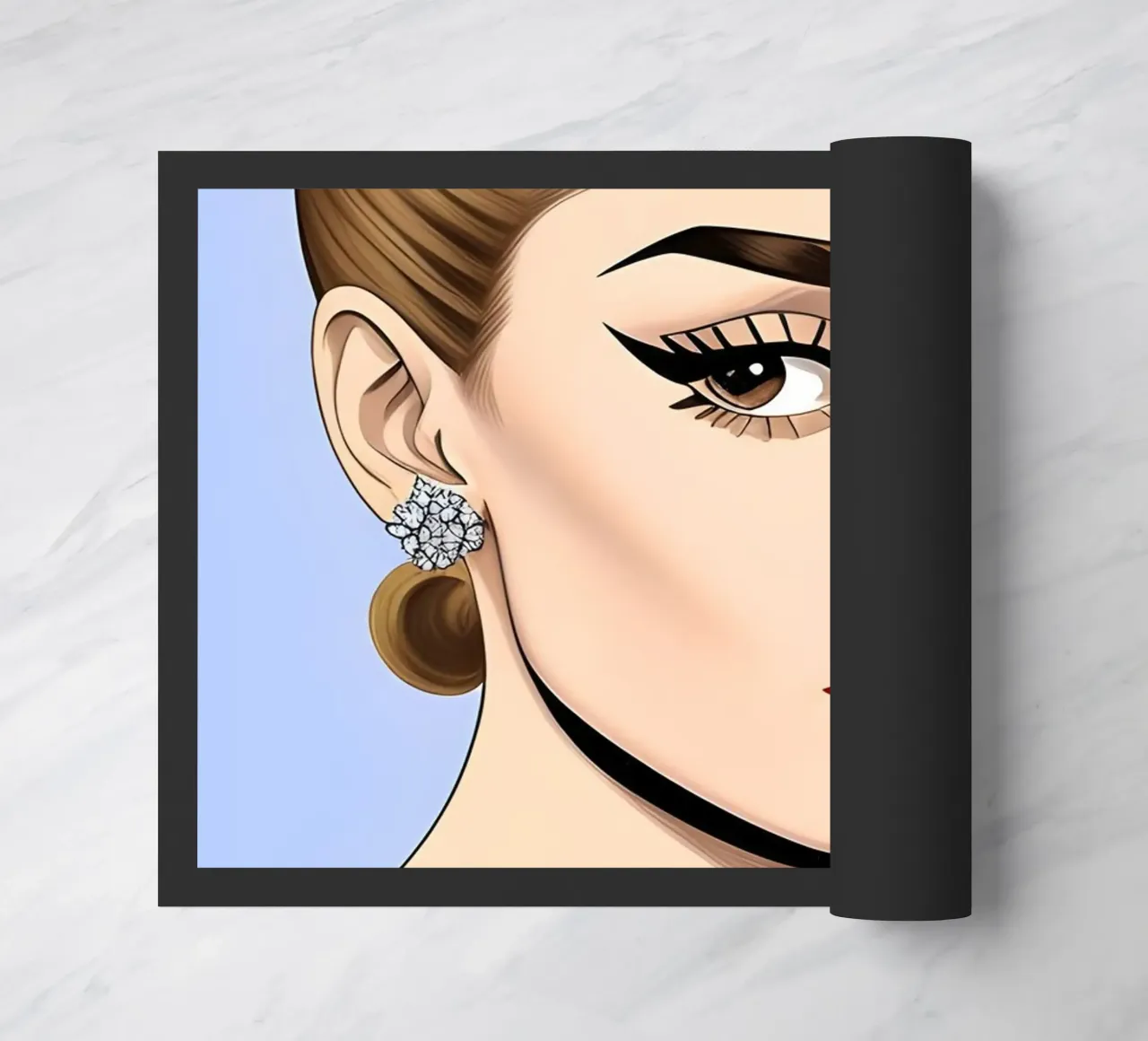 Audrey Hepburn Icona di moda zerbino da ART DECO
