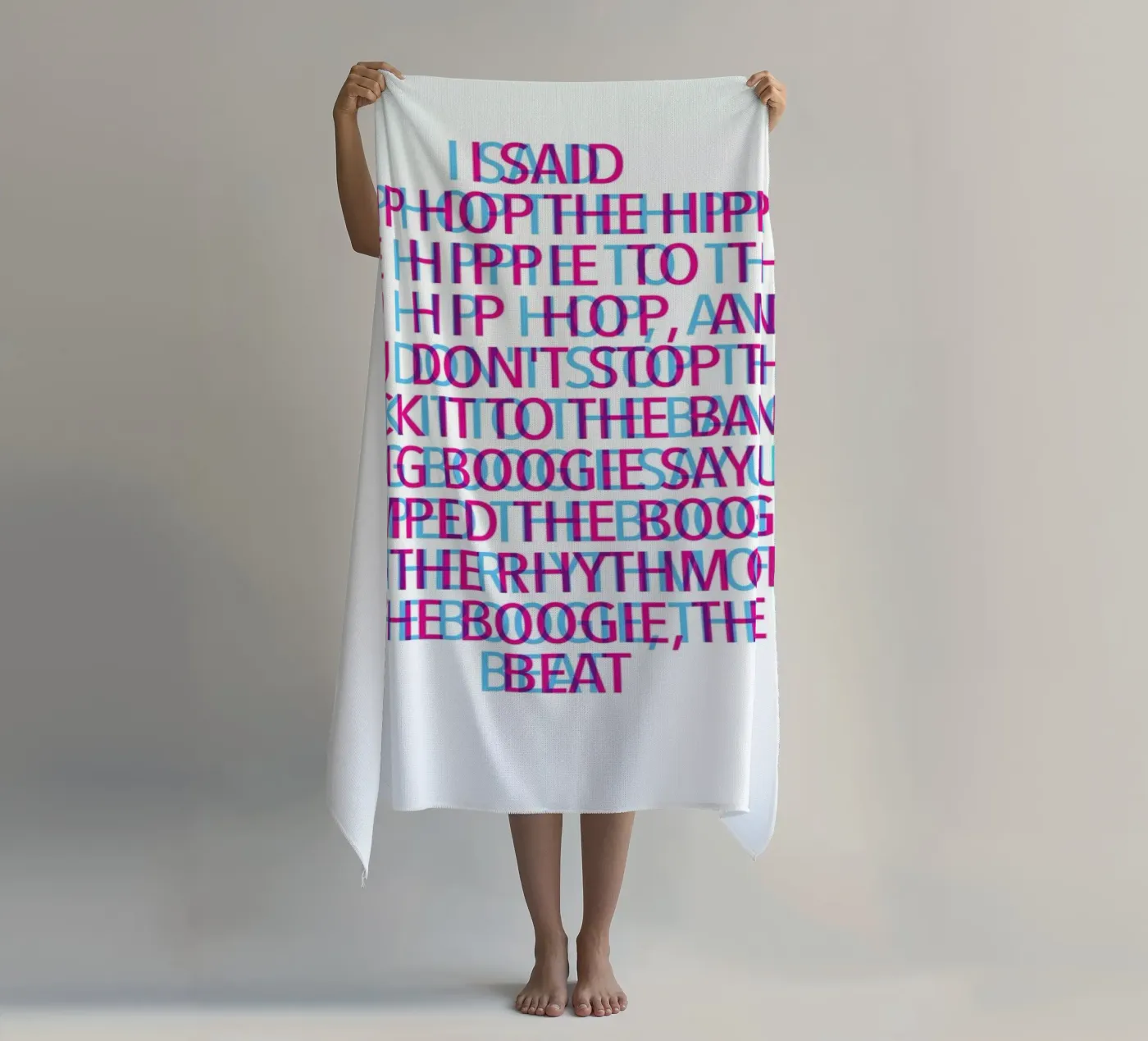 Delight stereo beach towel by Studio One