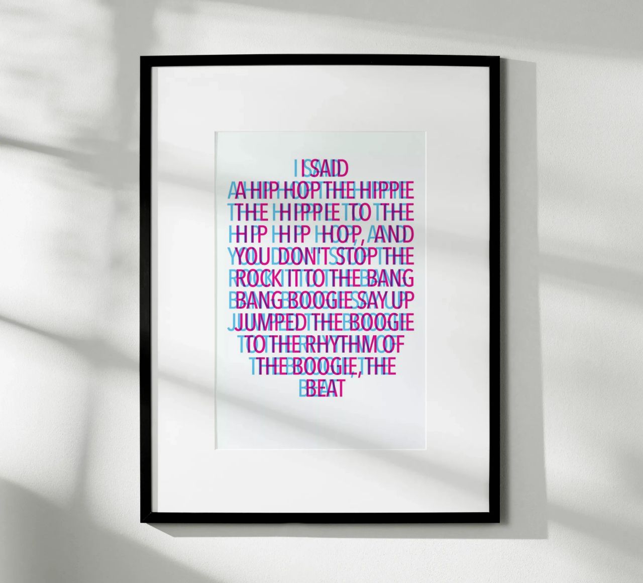Delight stereo poster con telaio in alluminio da Studio One