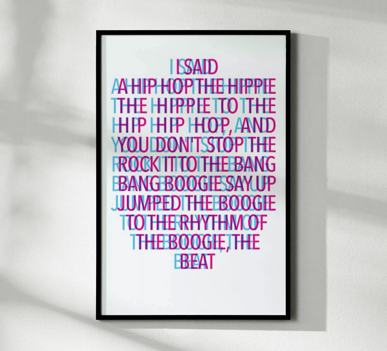 Delight stereo poster con telaio in alluminio da Studio One