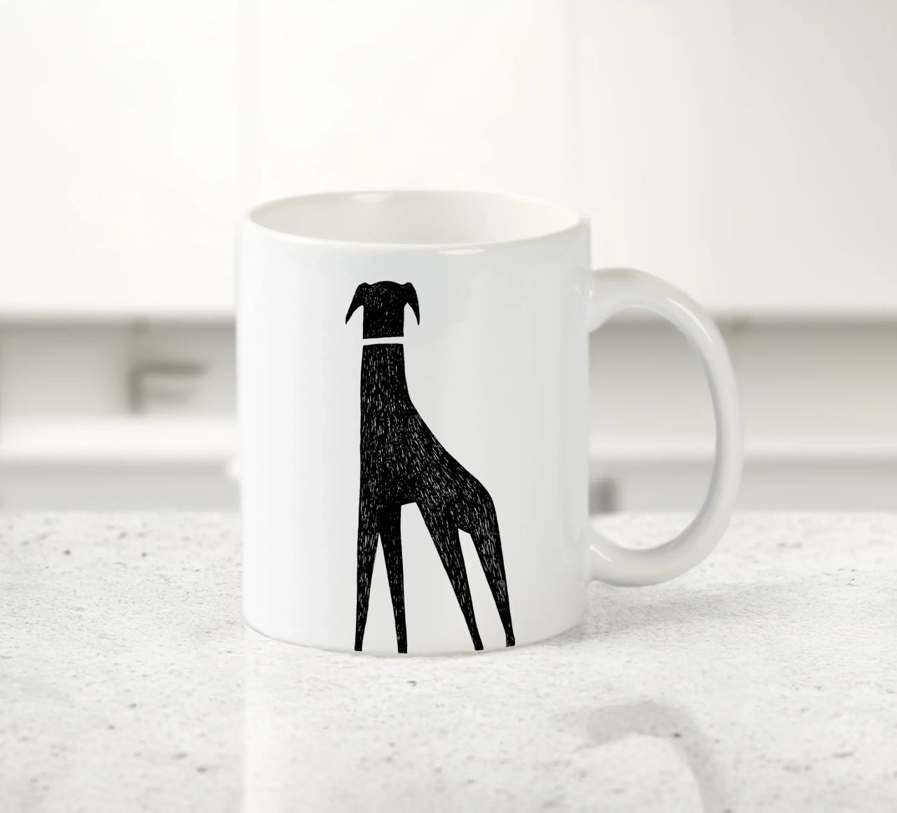 Hound tazza in ceramica da Richard Hood