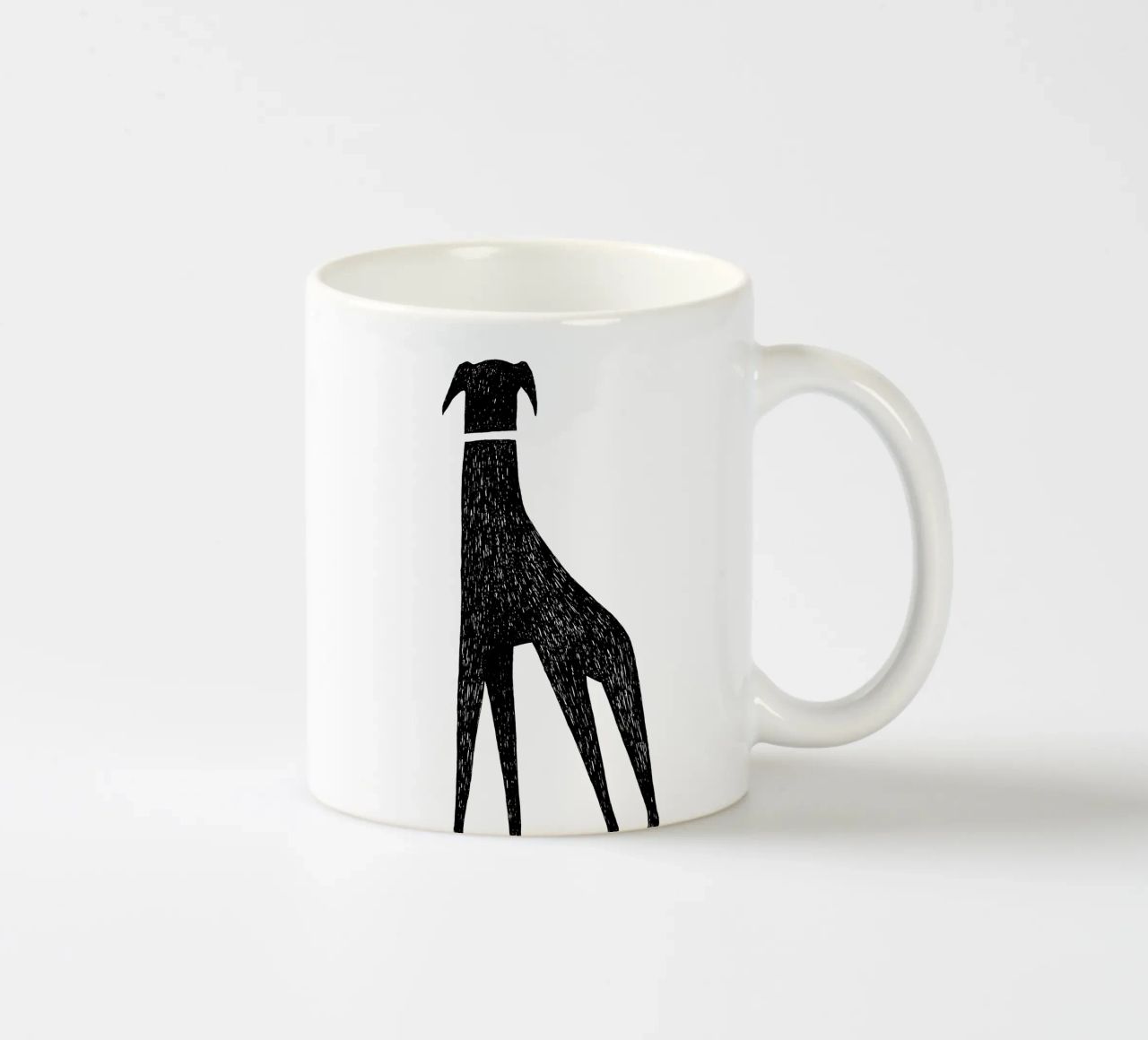 Hound tazza in ceramica da Richard Hood