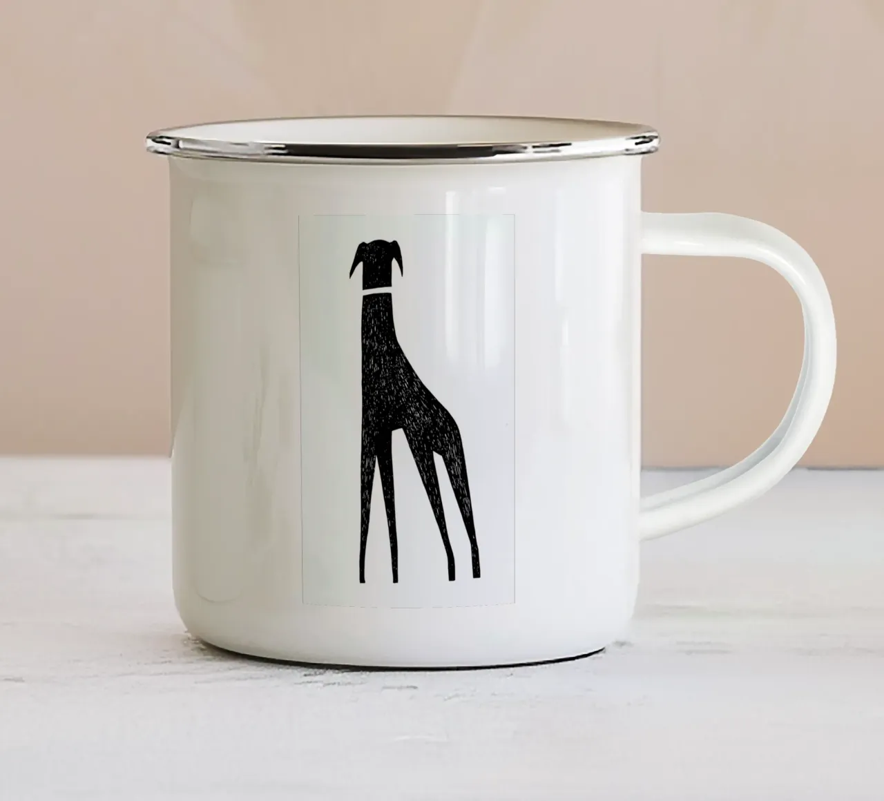 Hound emaille mok van Richard Hood
