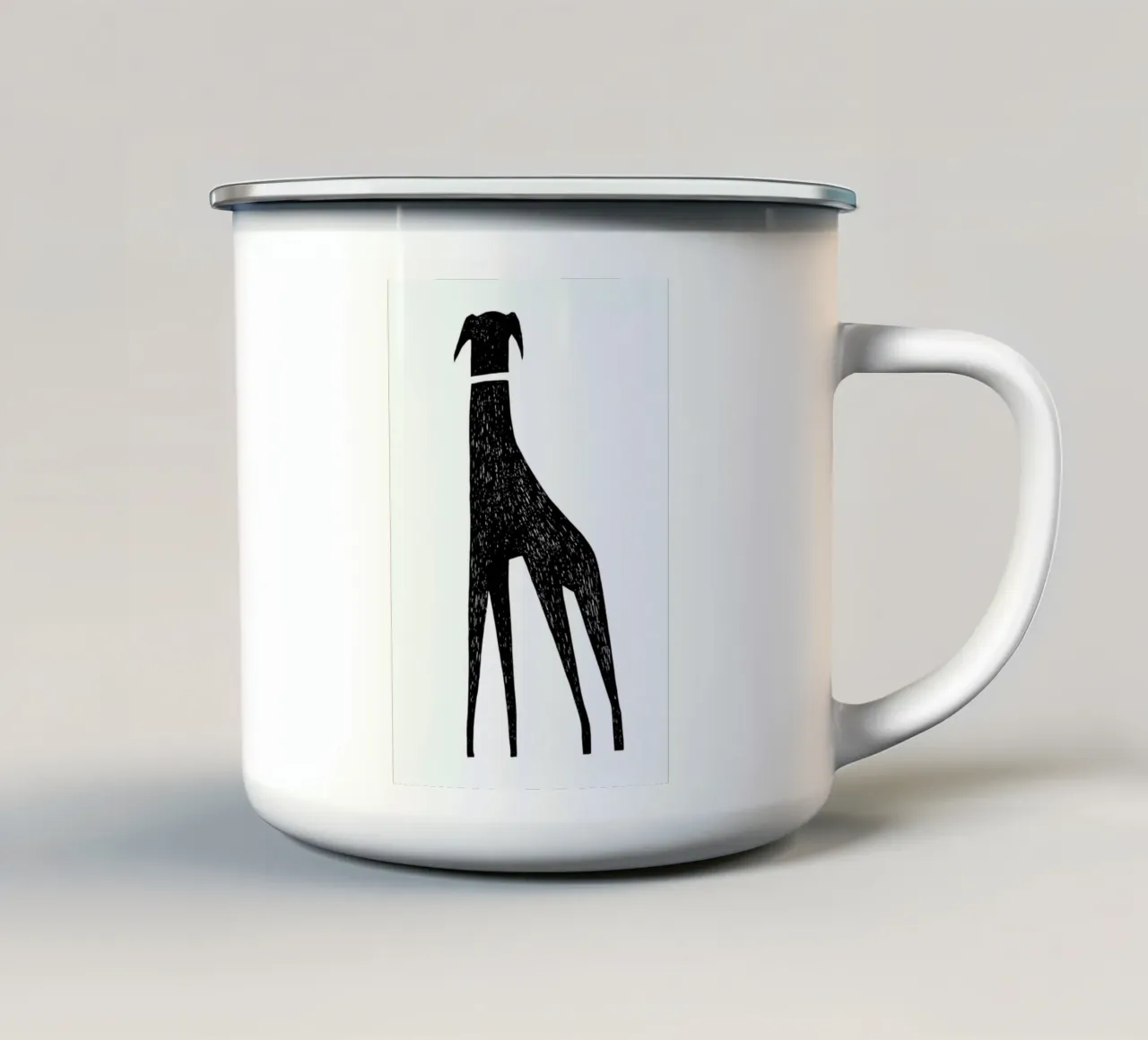 Hound emaille mok van Richard Hood